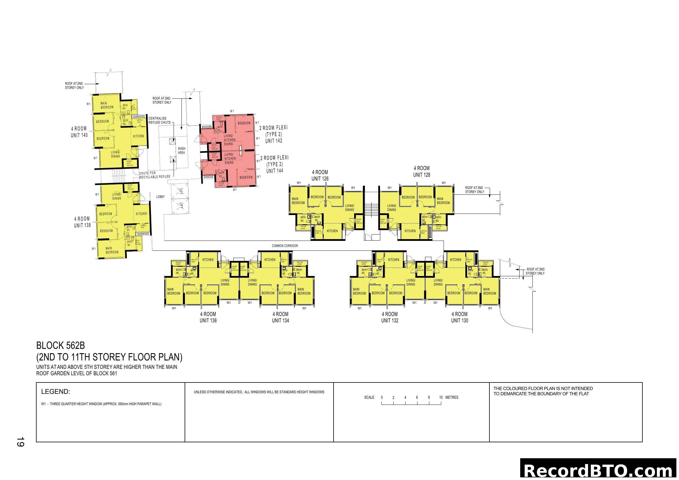Block 562B (2nd-11th Storey) Floor Plan