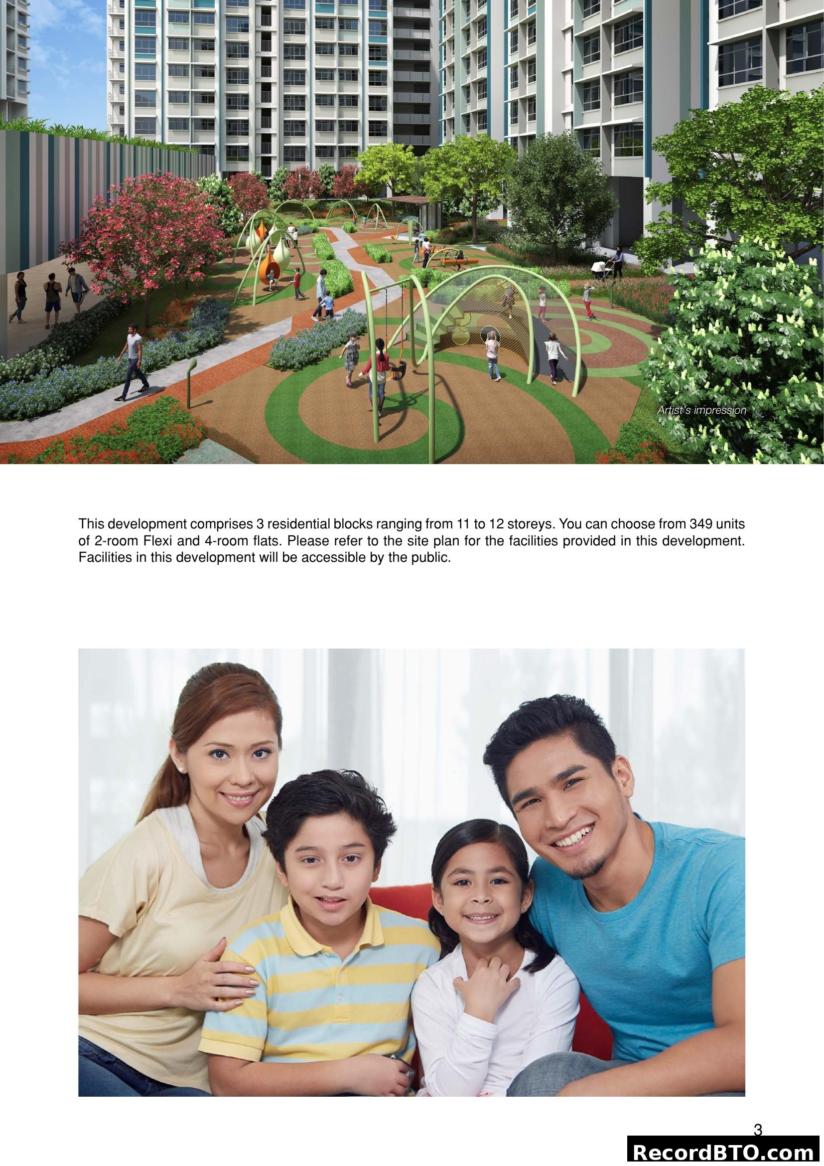 Artist's Impression of Residential Development with Playground