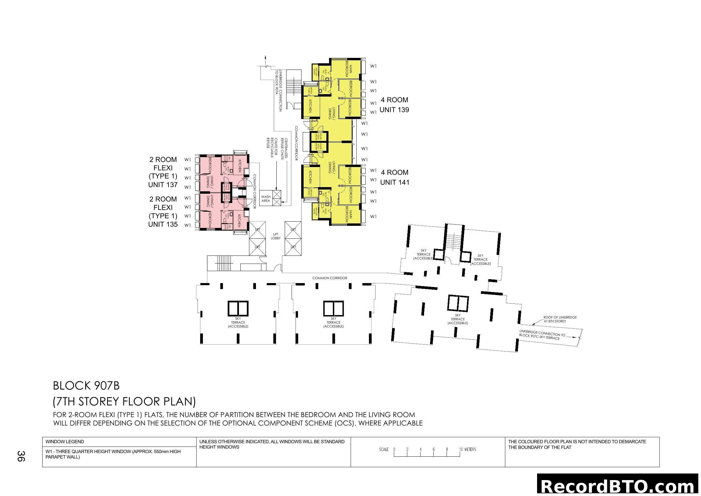 Block 907B 7th Storey Floor Plan