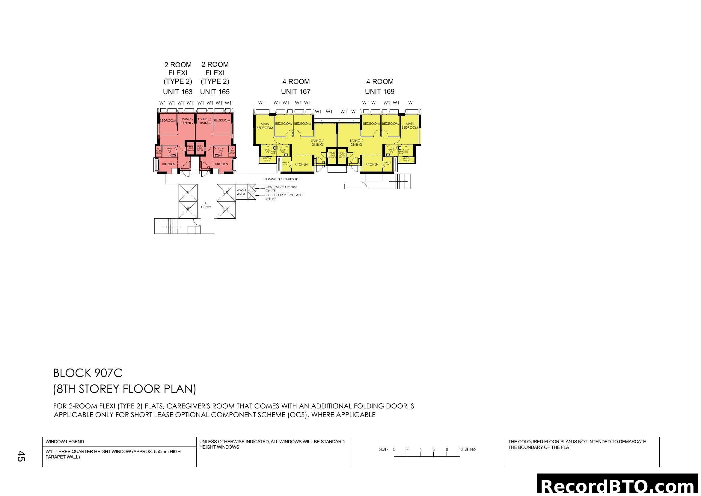 Block 907C (8th Storey Floor Plan)