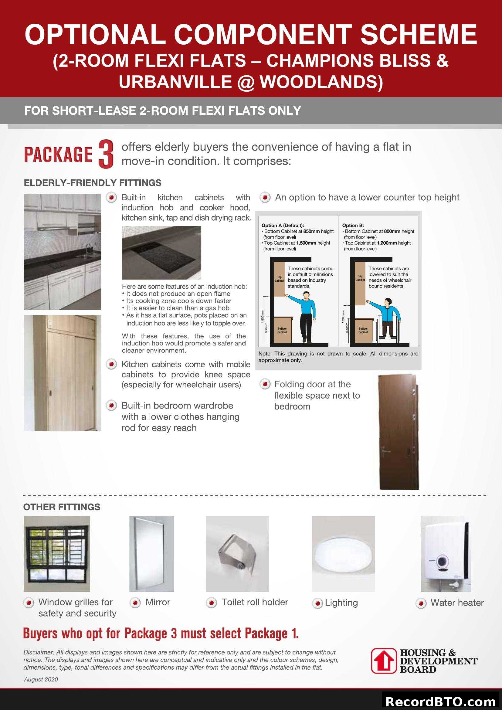Optional Component Scheme - Package 3 Details