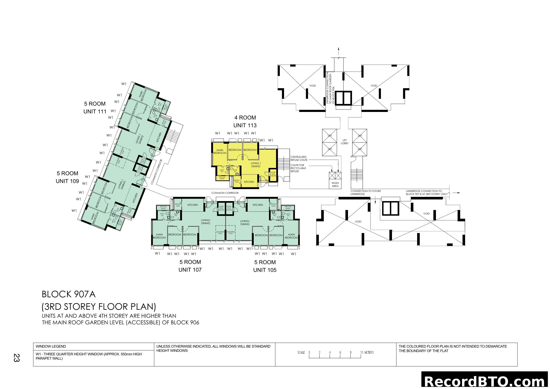 BLOCK 907A (3RD STOREY FLOOR PLAN)
