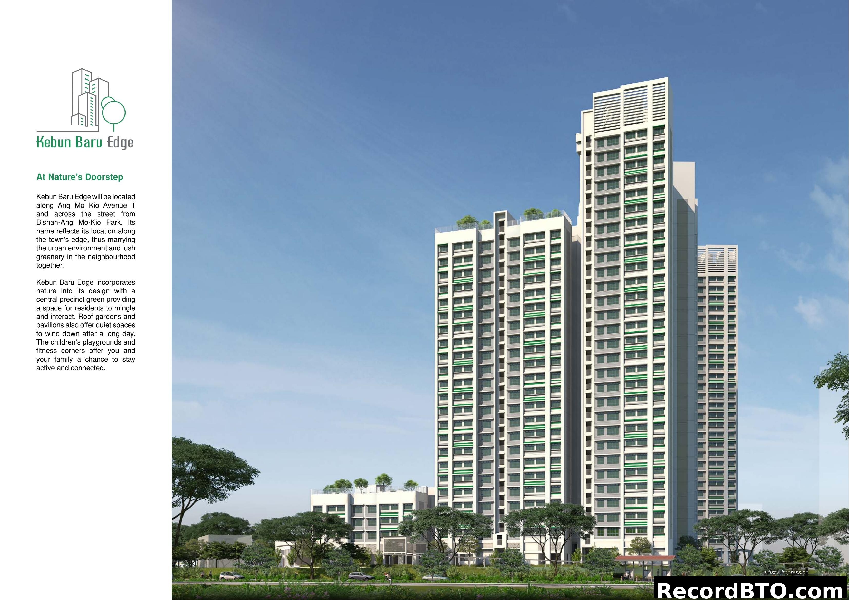 Kebun Baru Edge - Artist's Impression