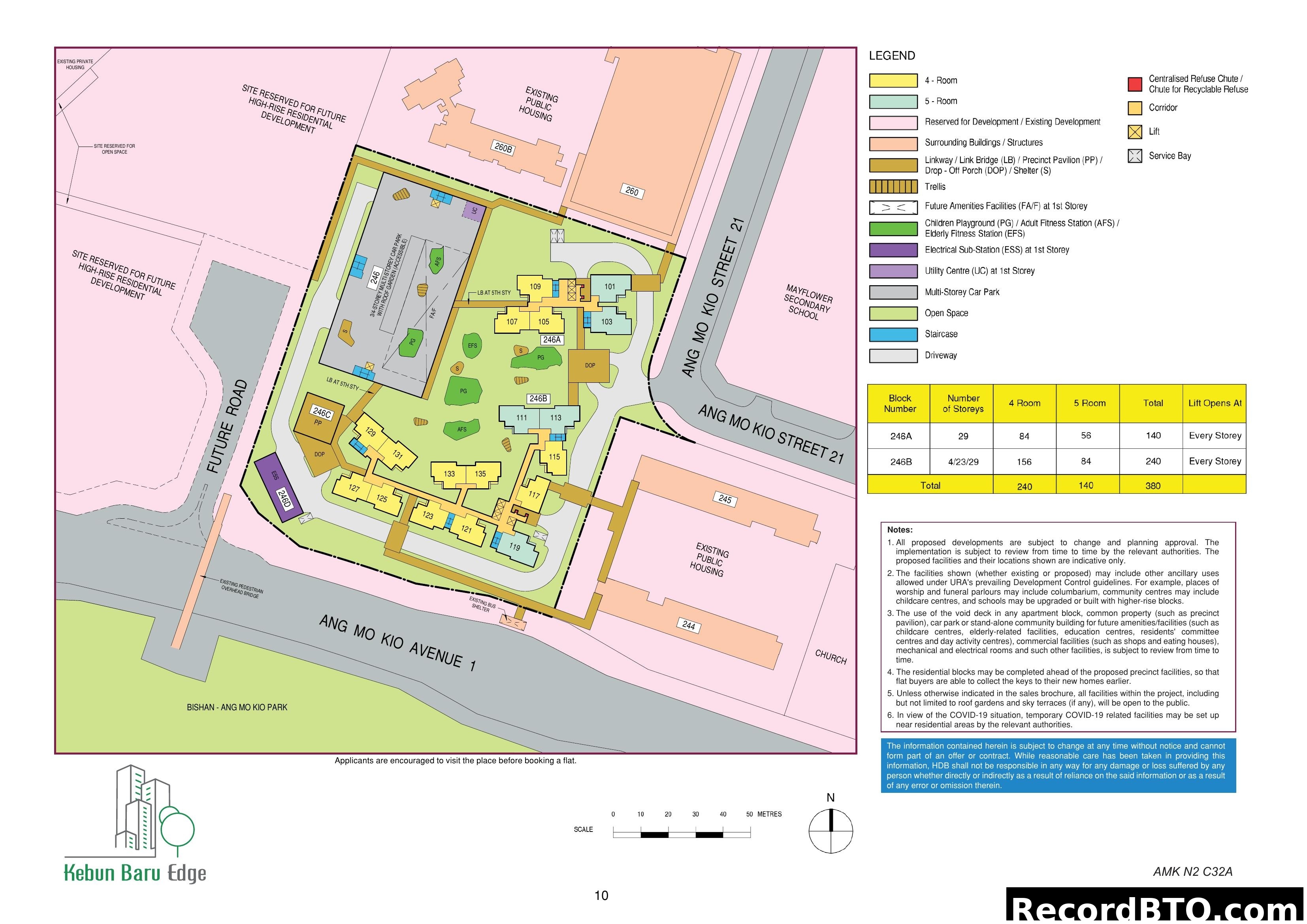 Kebun Baru Edge Site Plan & Block Information