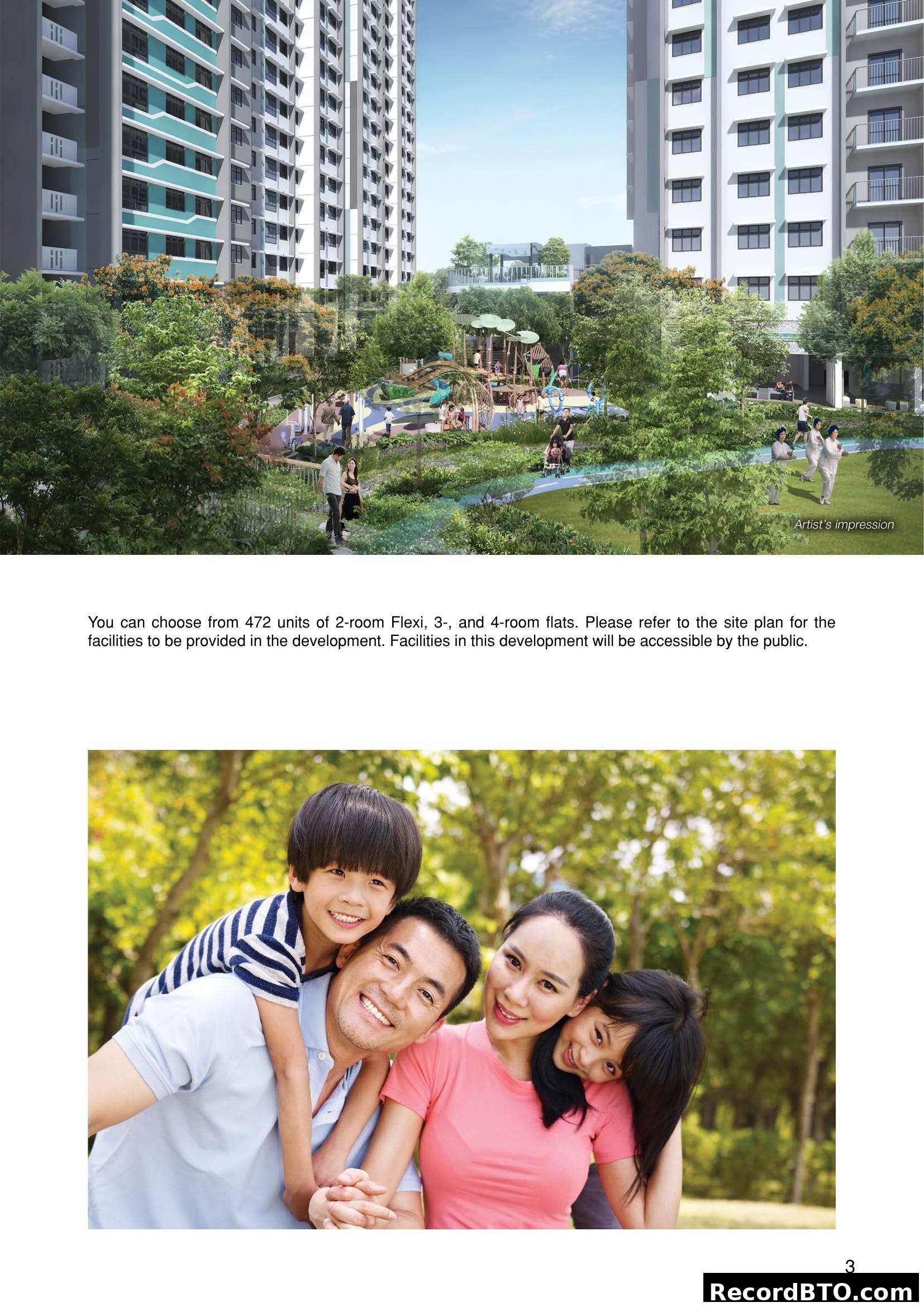 Artist's Impression of New Development & Unit Info