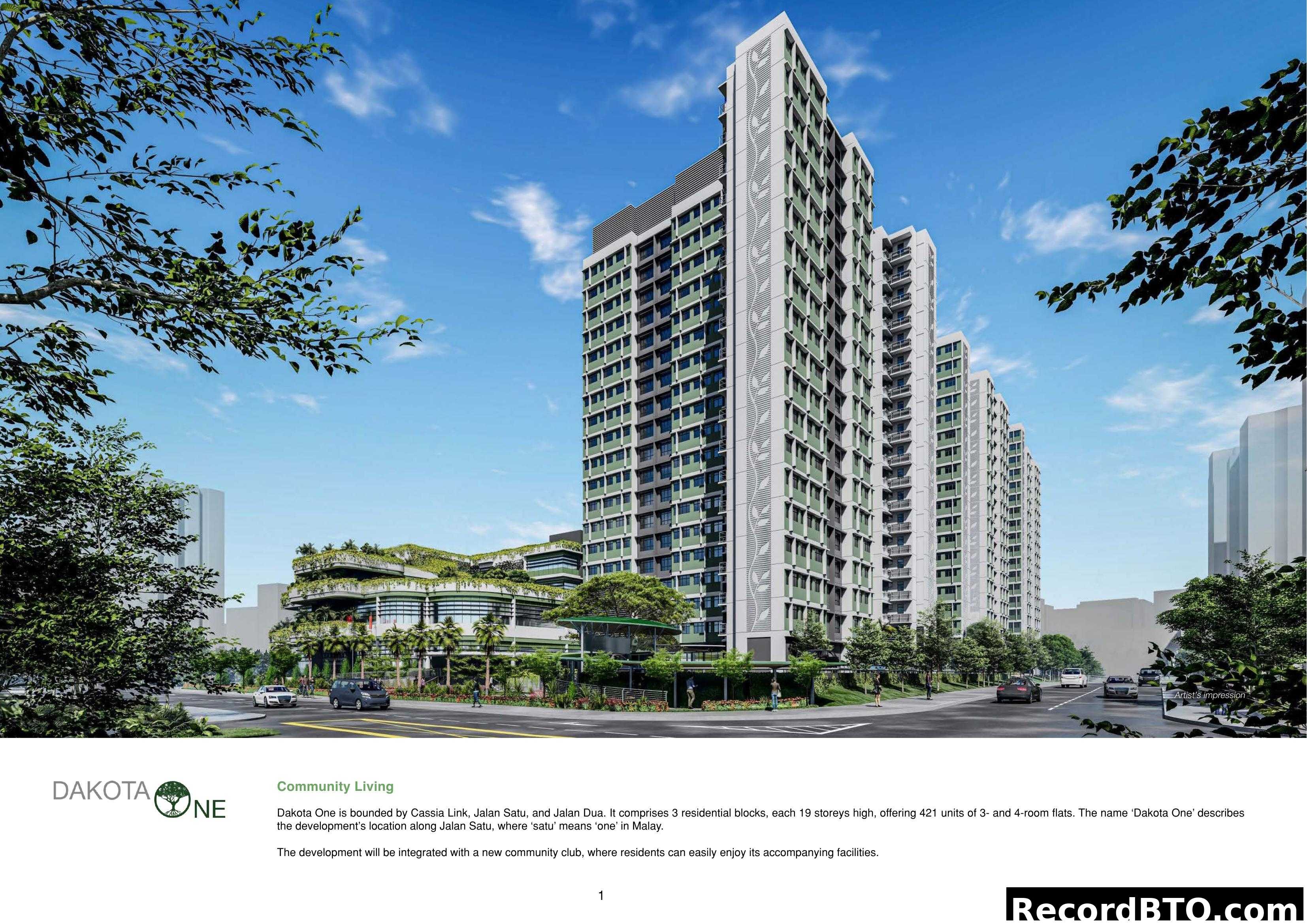 Dakota One - Artist's Impression of Residential Development