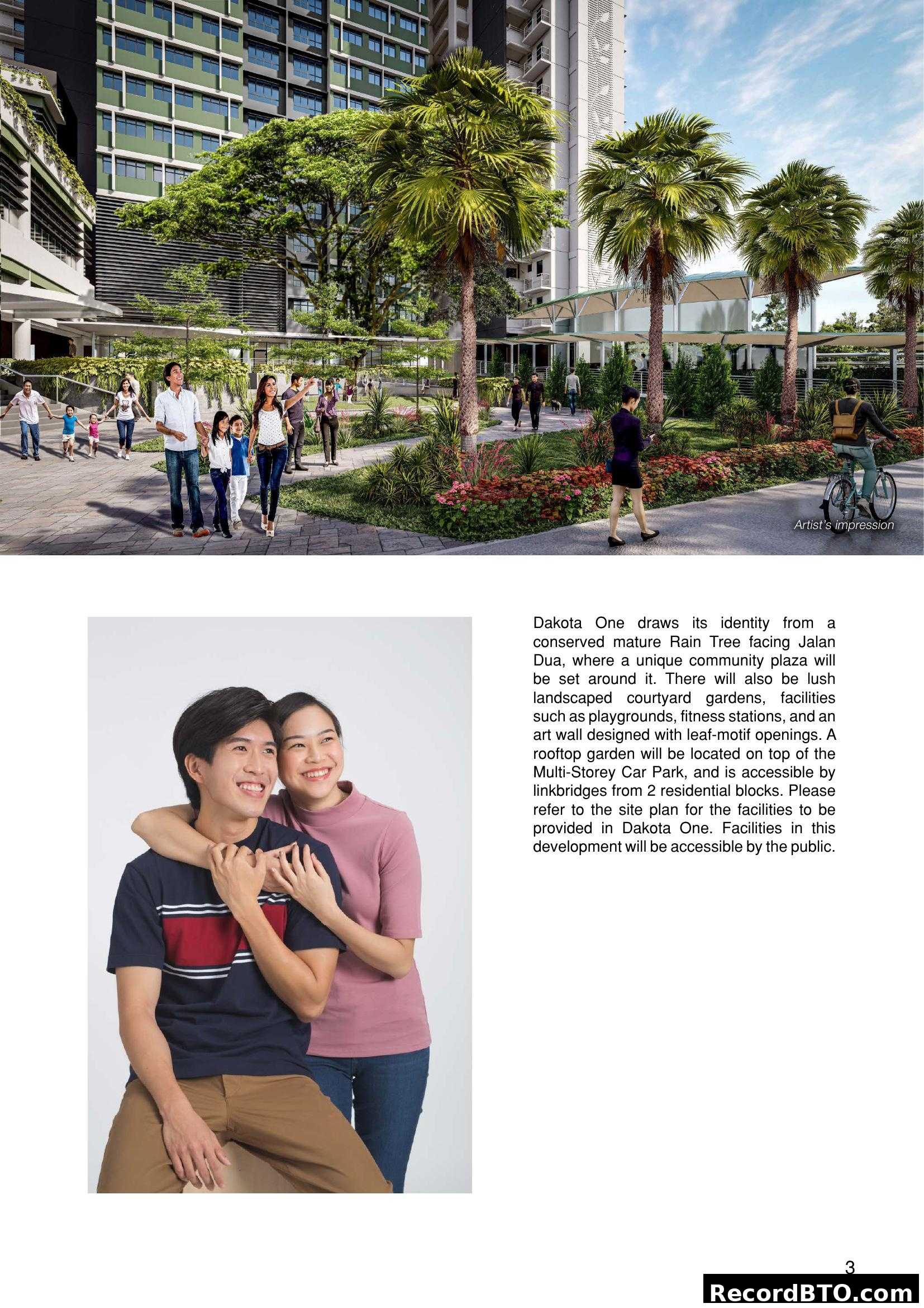 Dakota One Artist's Impression of Community Facilities