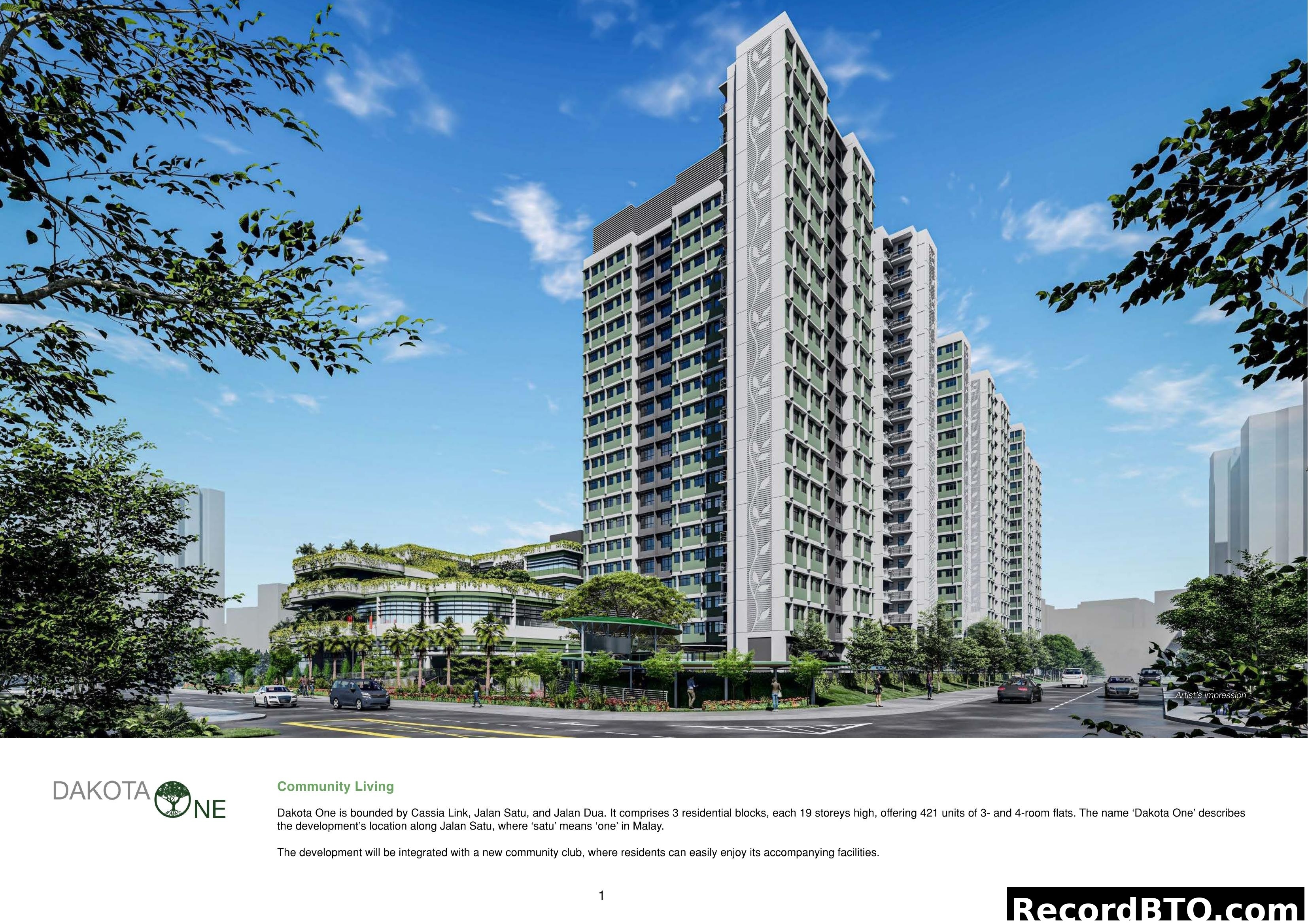 Dakota One - Artist's Impression of Residential Development