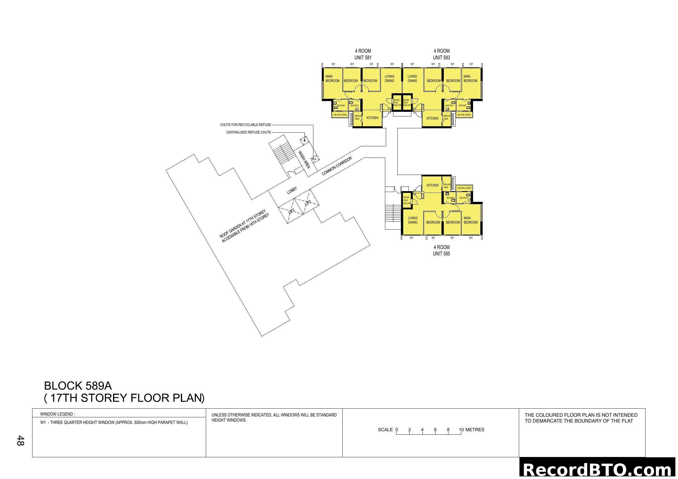 Block 589A (17th Storey Floor Plan)