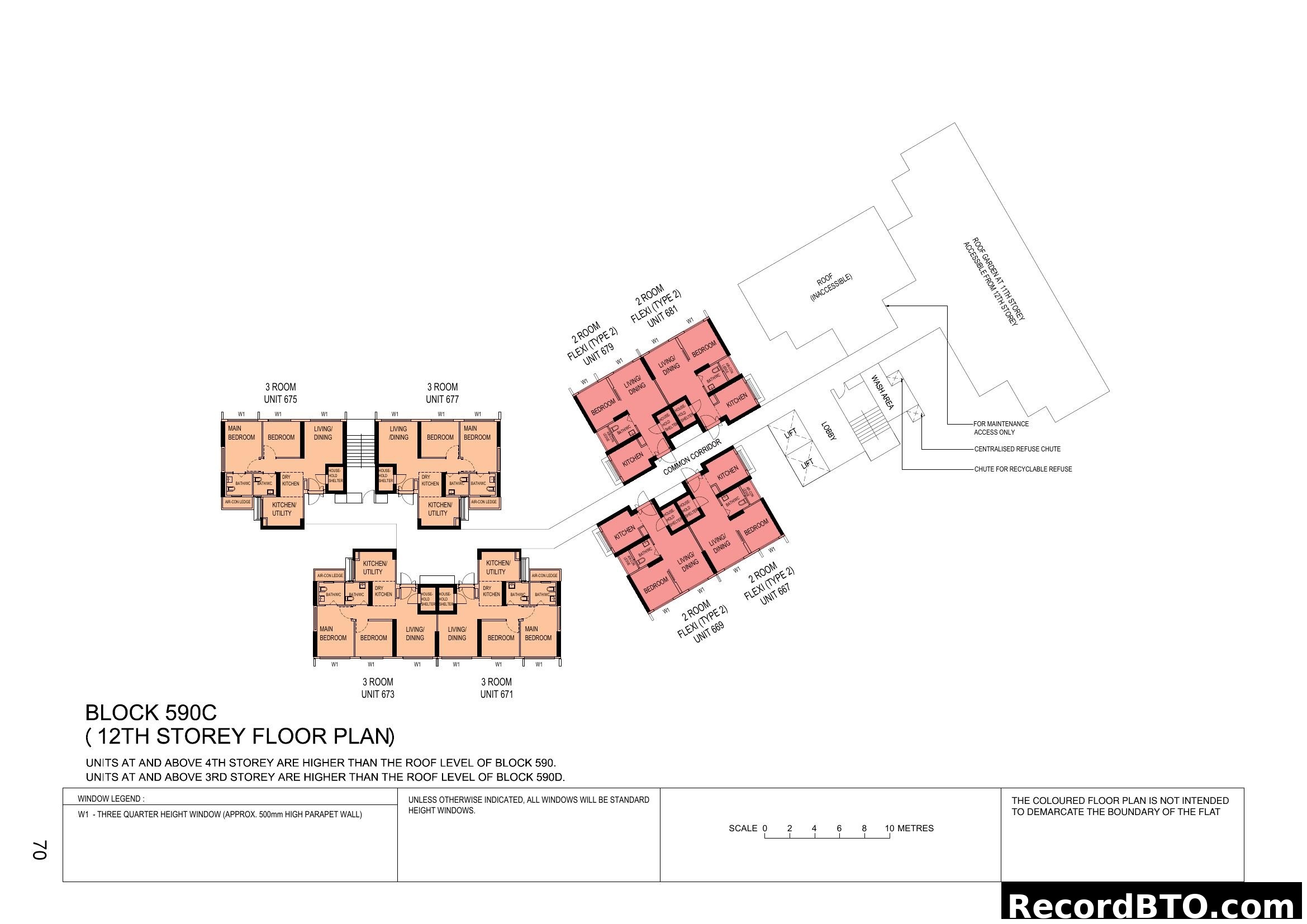 Block 590C 12th Storey Floor Plan