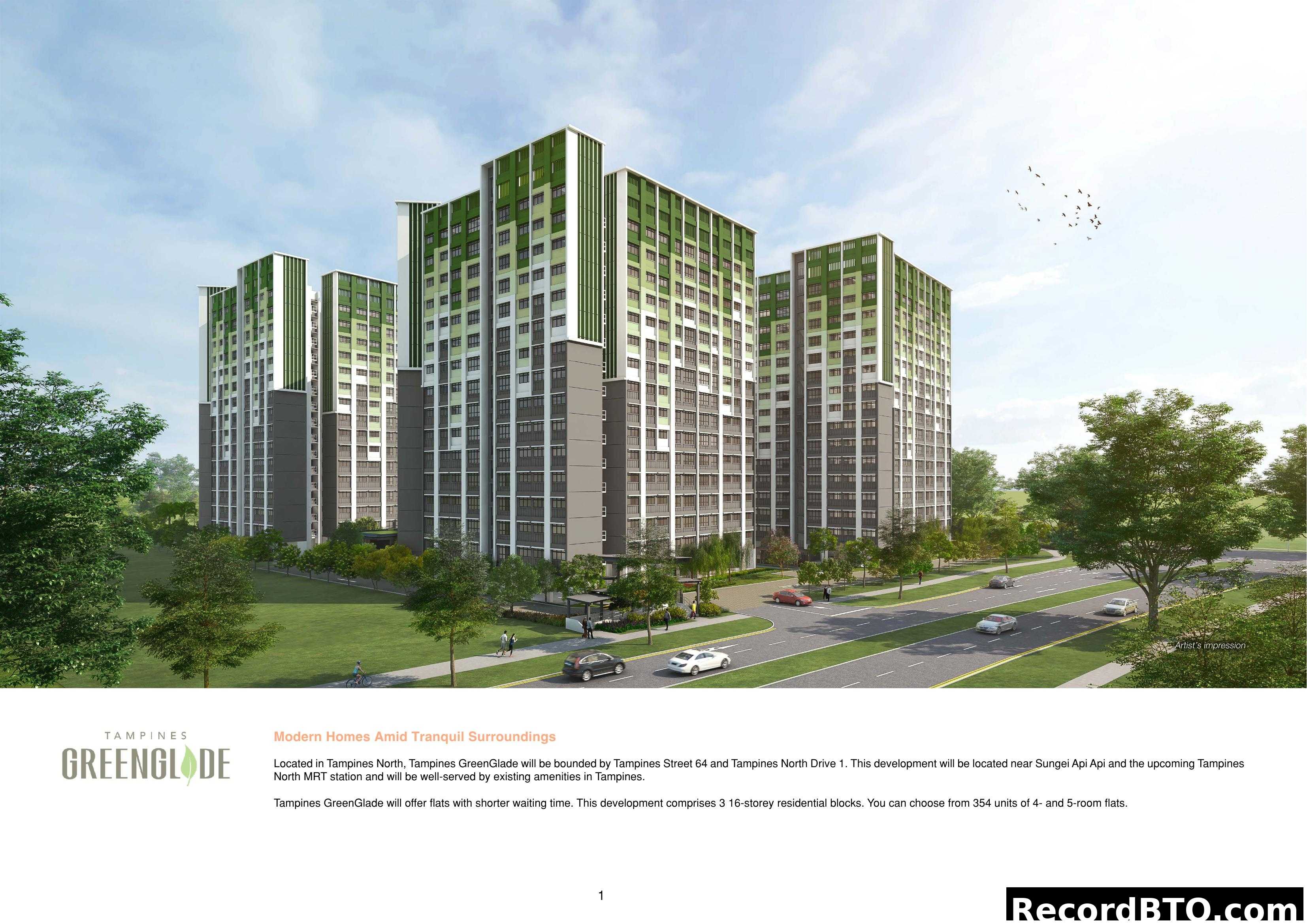 Modern Homes Amid Tranquil Surroundings (Tampines GreenGlade)