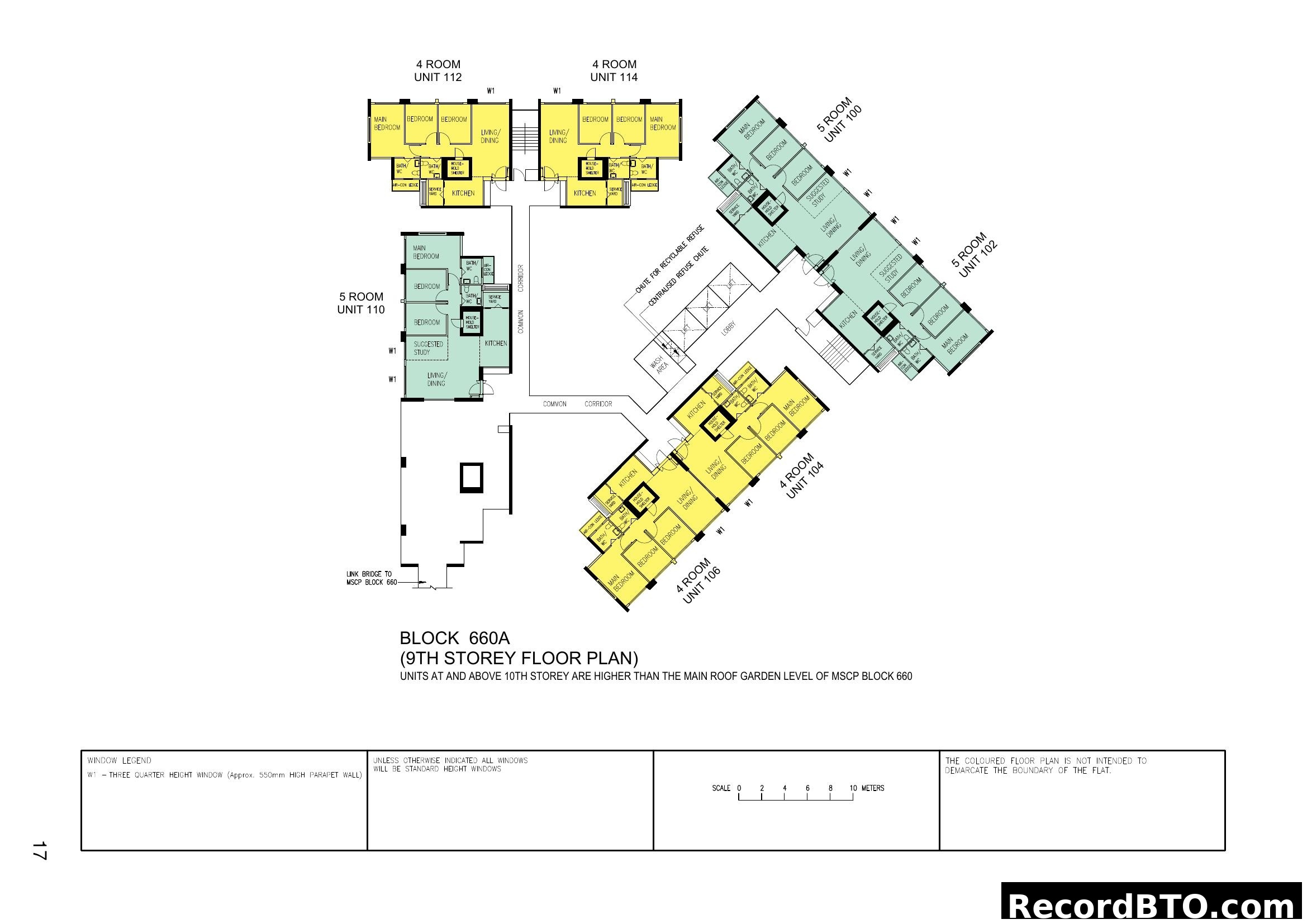 BLOCK 660A (9TH STOREY FLOOR PLAN)