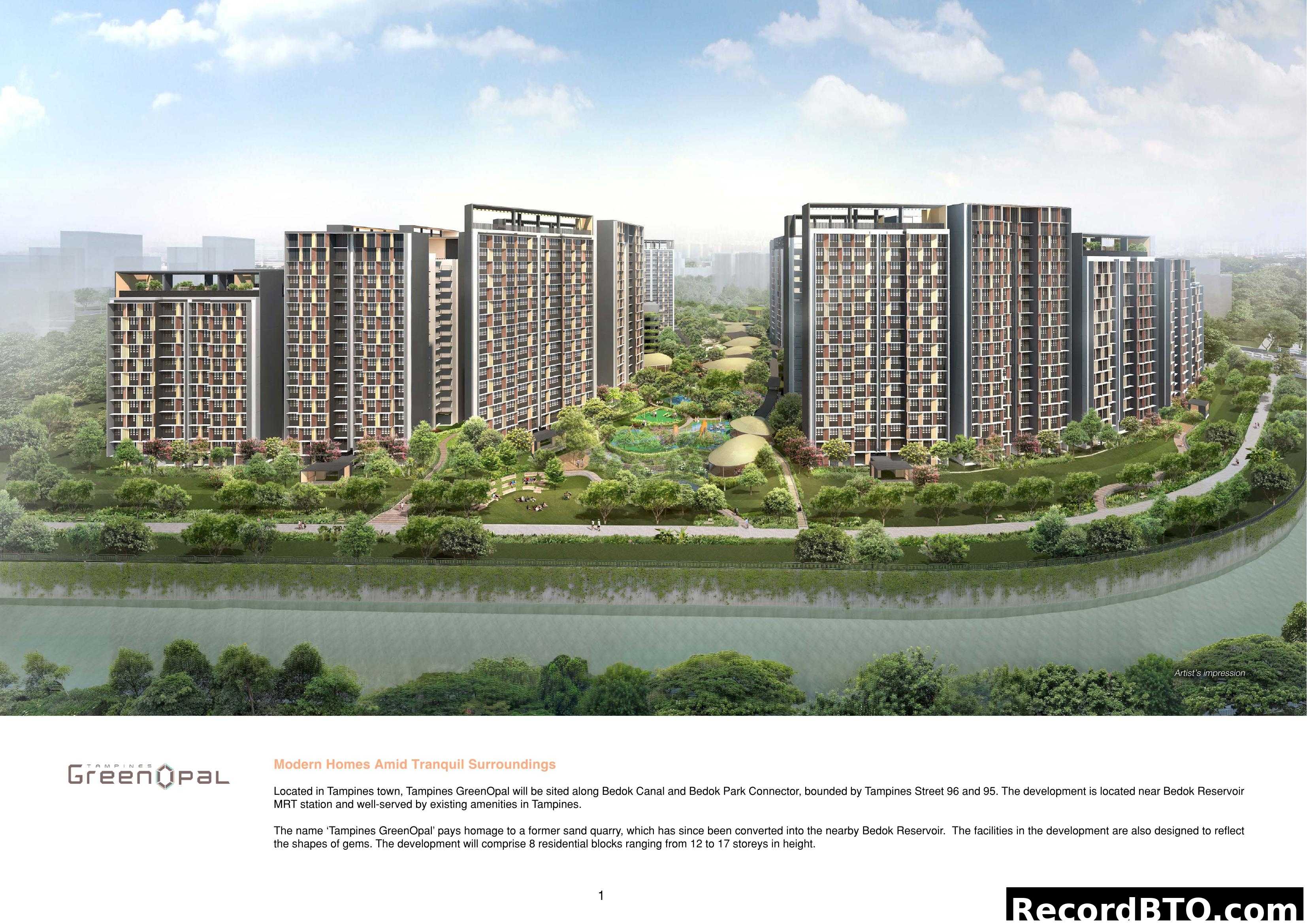 Tampines GreenOpal: Modern Homes Amidst Tranquil Surroundings