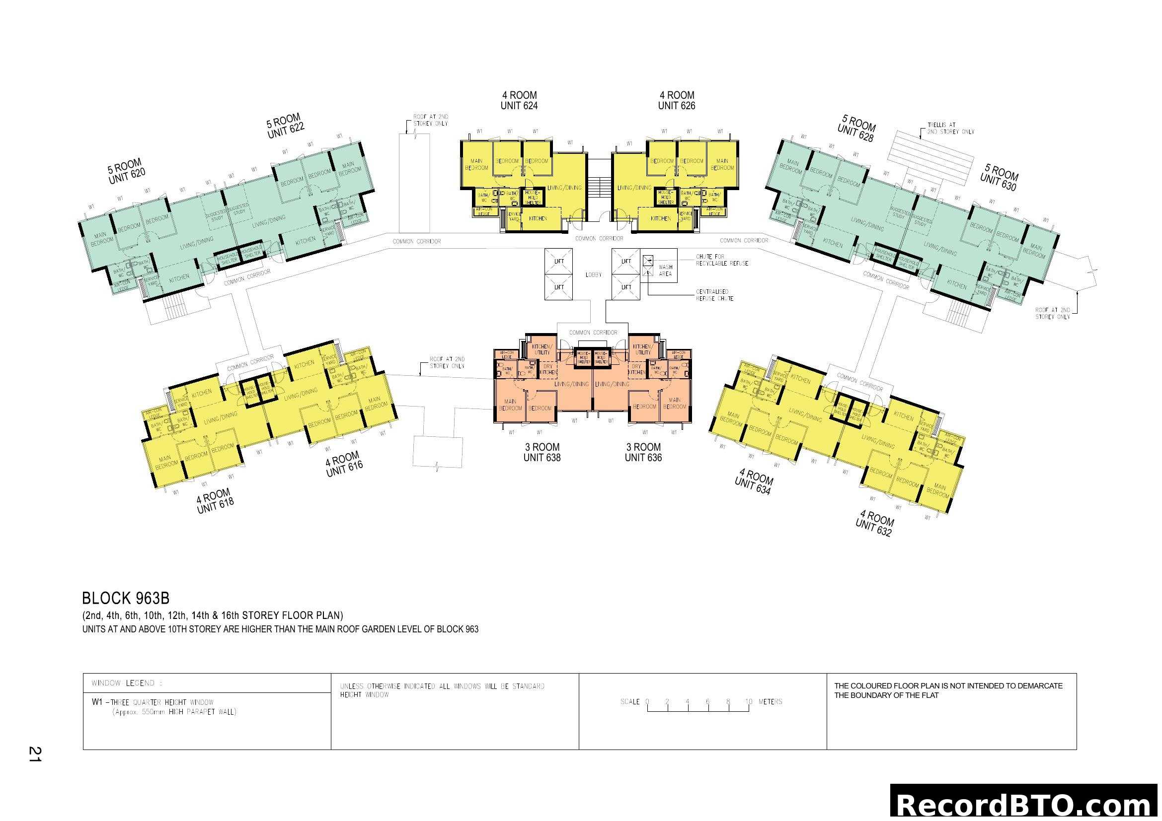 Block 963B (2nd, 4th, 6th, 10th, 12th, 14th & 16th Storey)