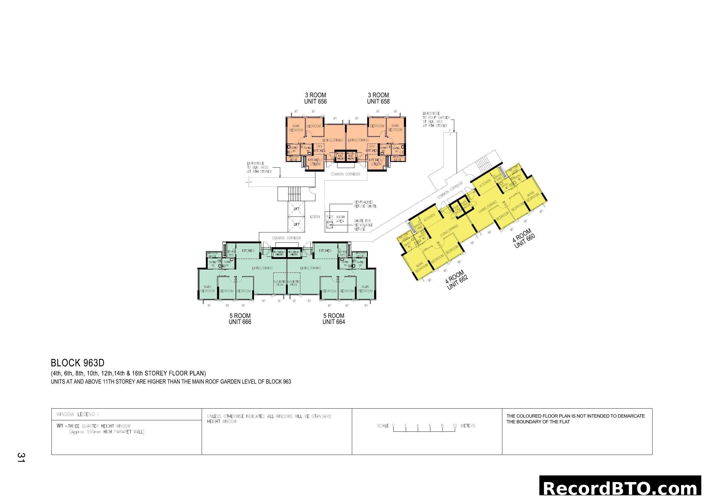 Block 963D Multi-Storey Floor Plan