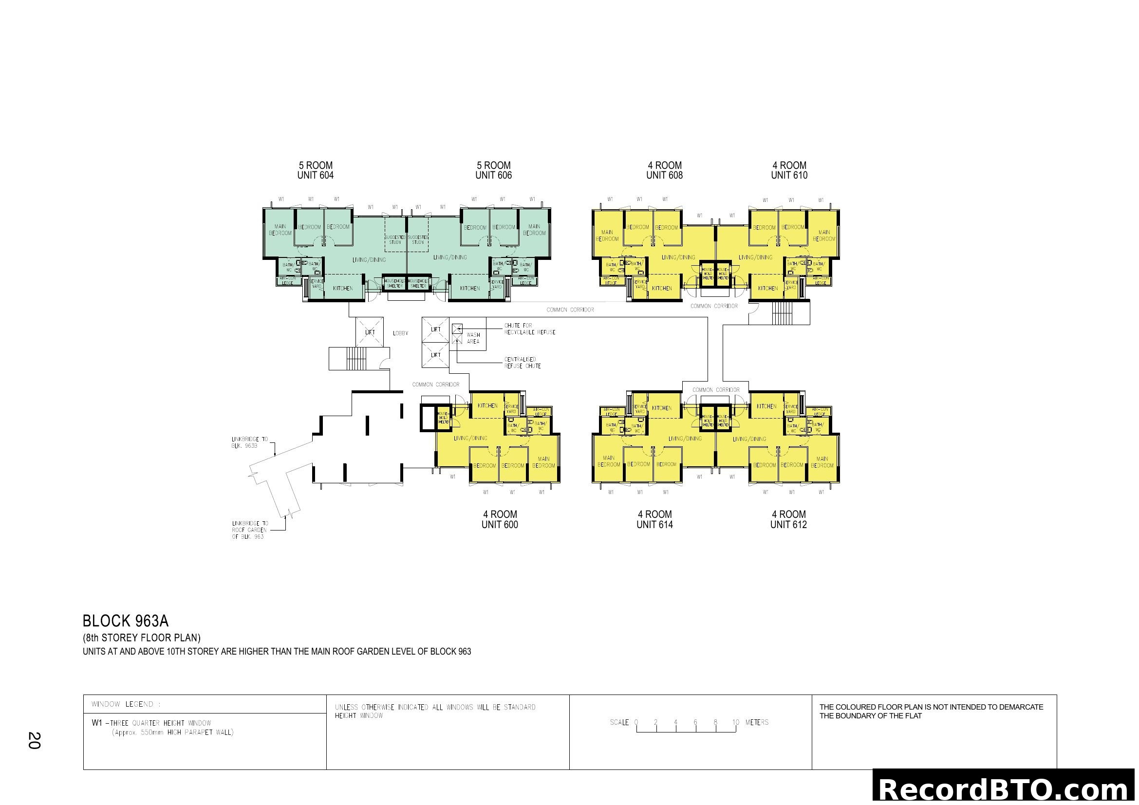 Block 963A (8th Storey Floor Plan)