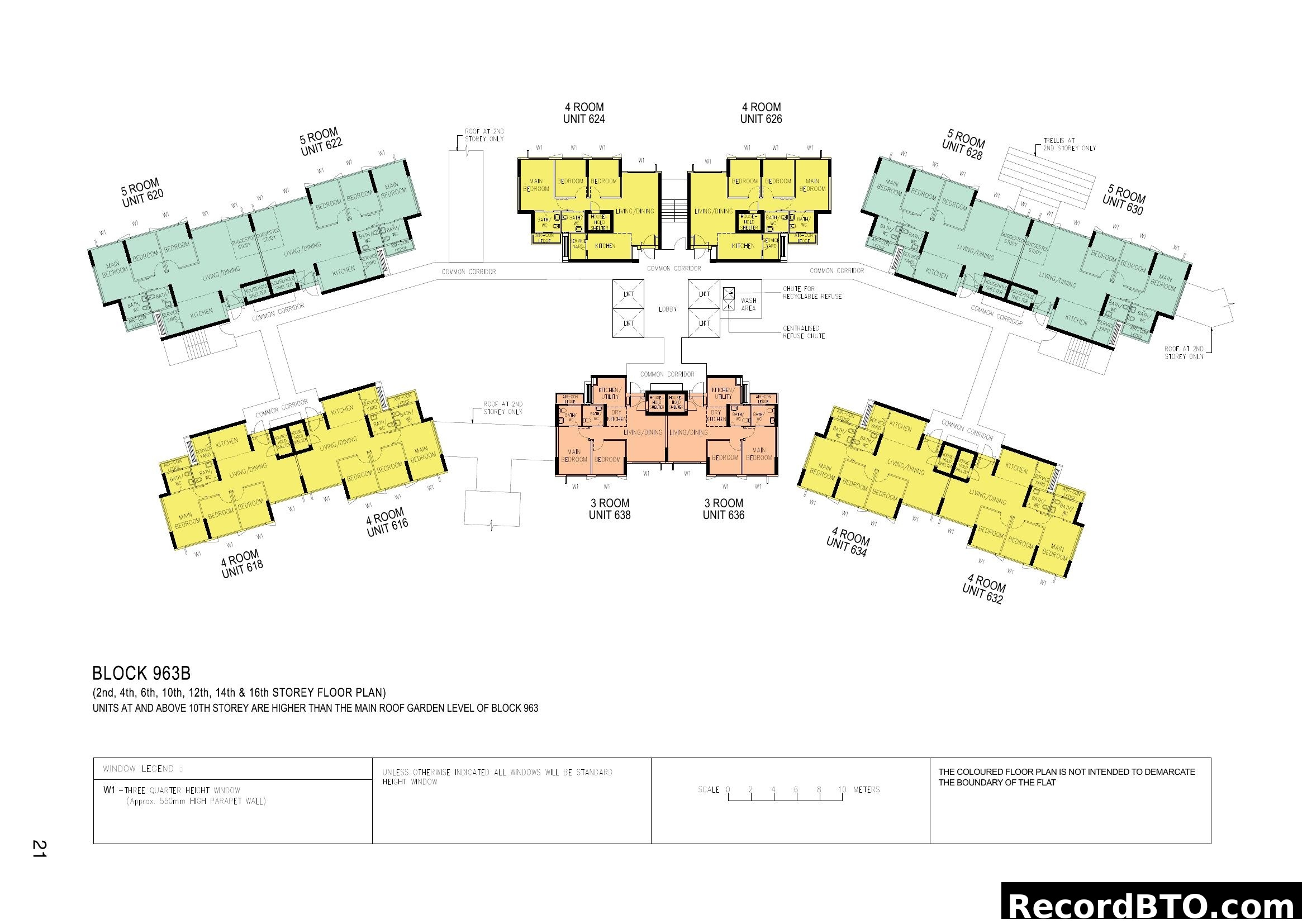 Block 963B (2nd, 4th, 6th, 10th, 12th, 14th & 16th Storey)