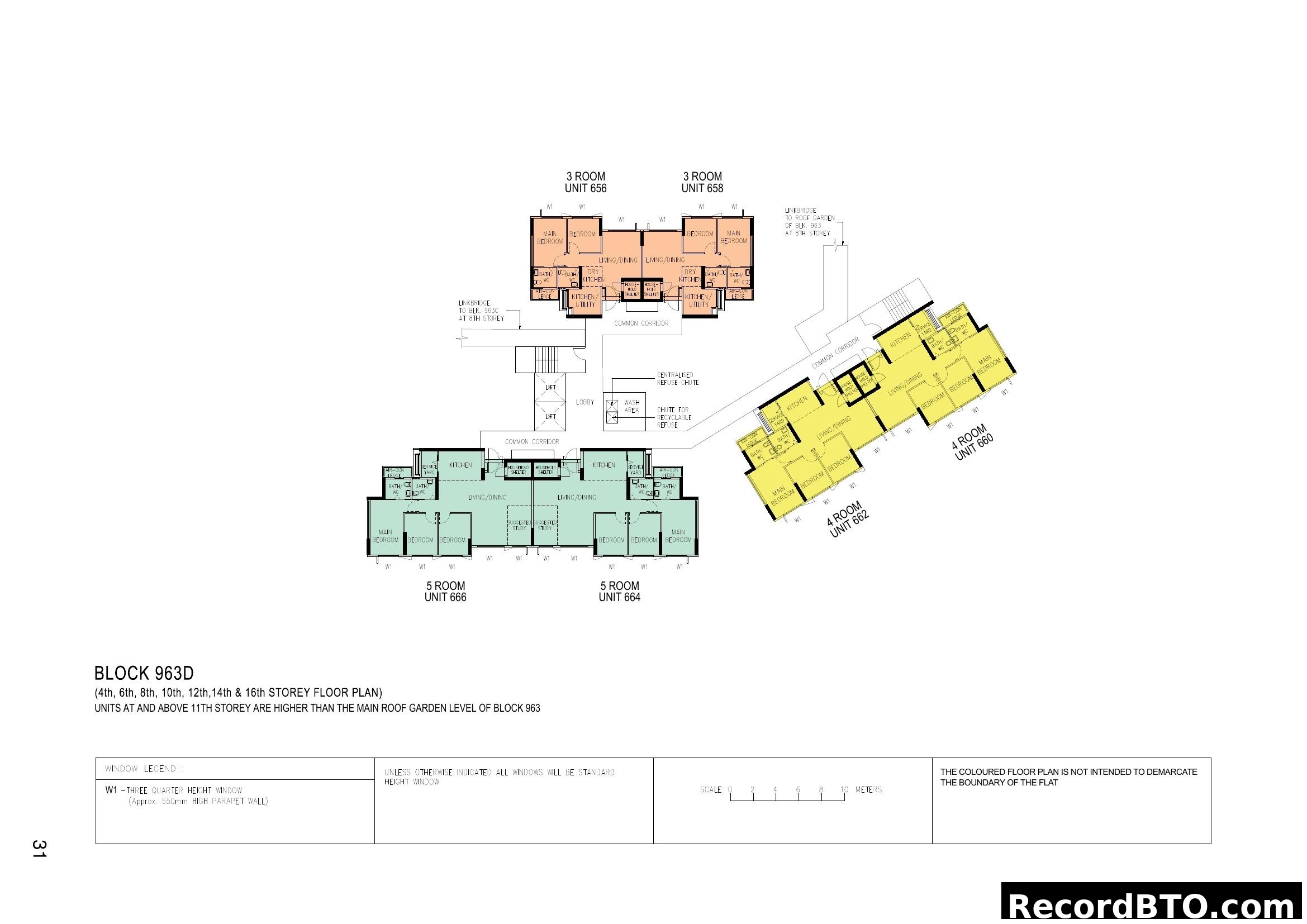 Block 963D Multi-Storey Floor Plan