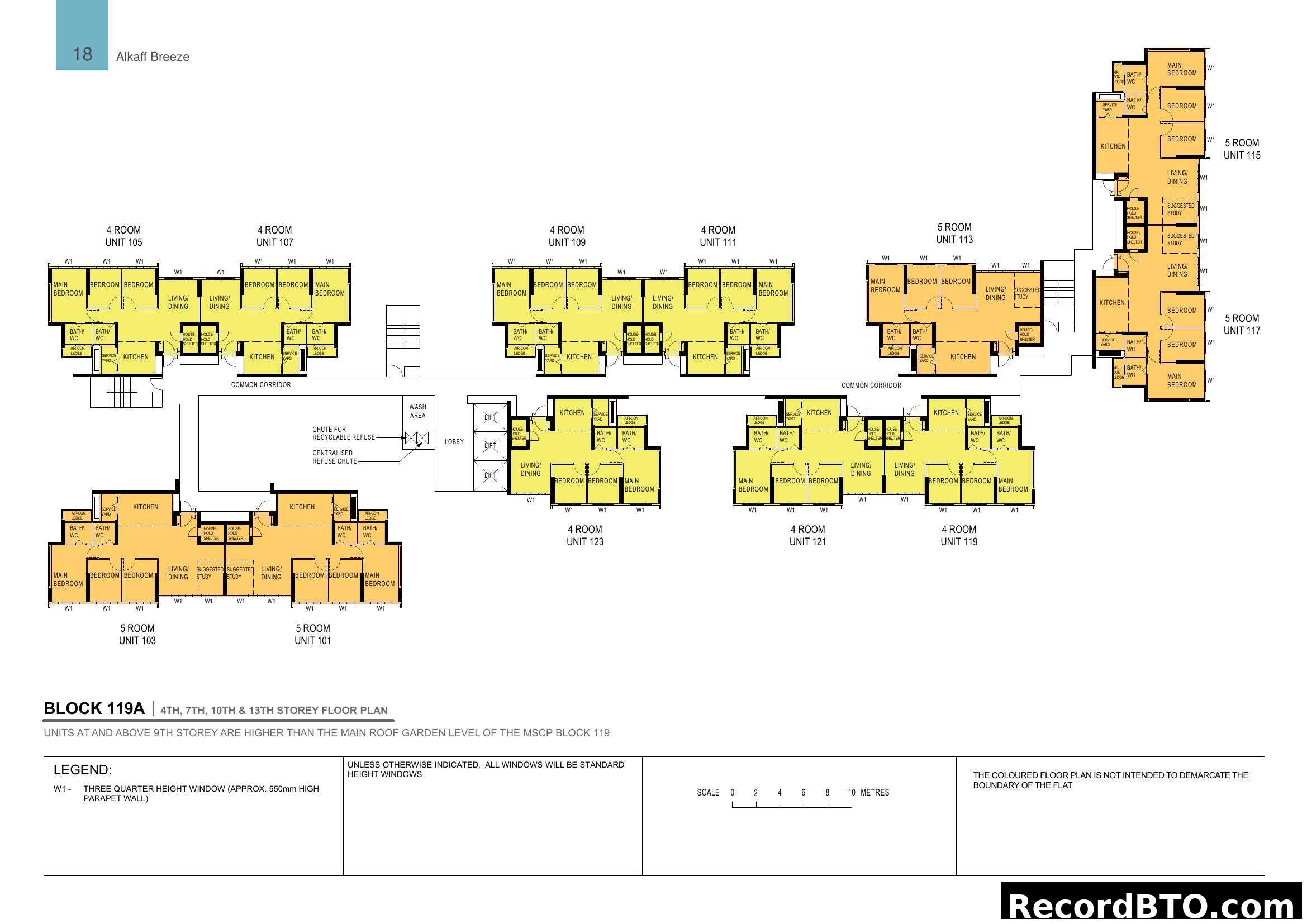 Alkaff Breeze Block 119A Floor Plan