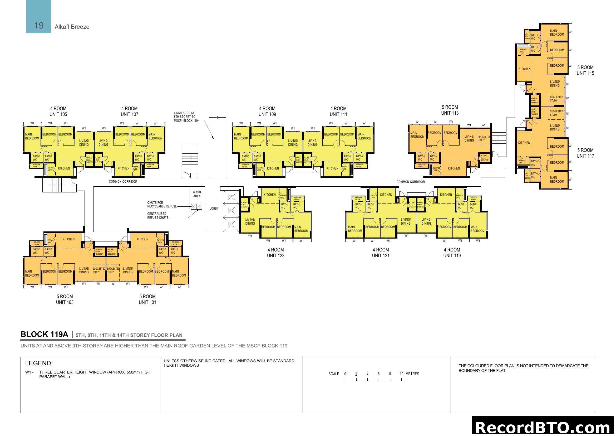 Alkaff Breeze Block 119A Floor Plan