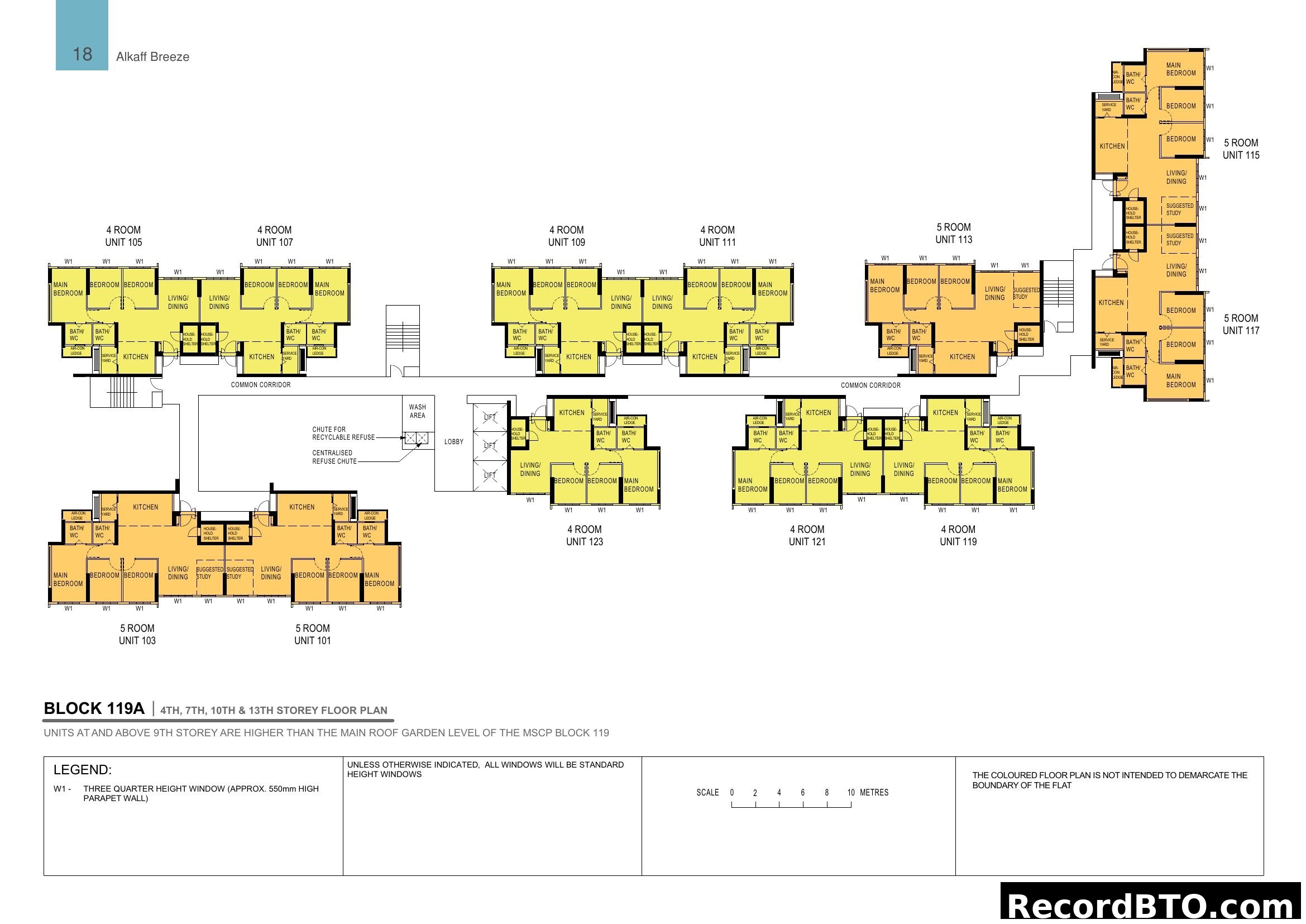 Alkaff Breeze Block 119A Floor Plan