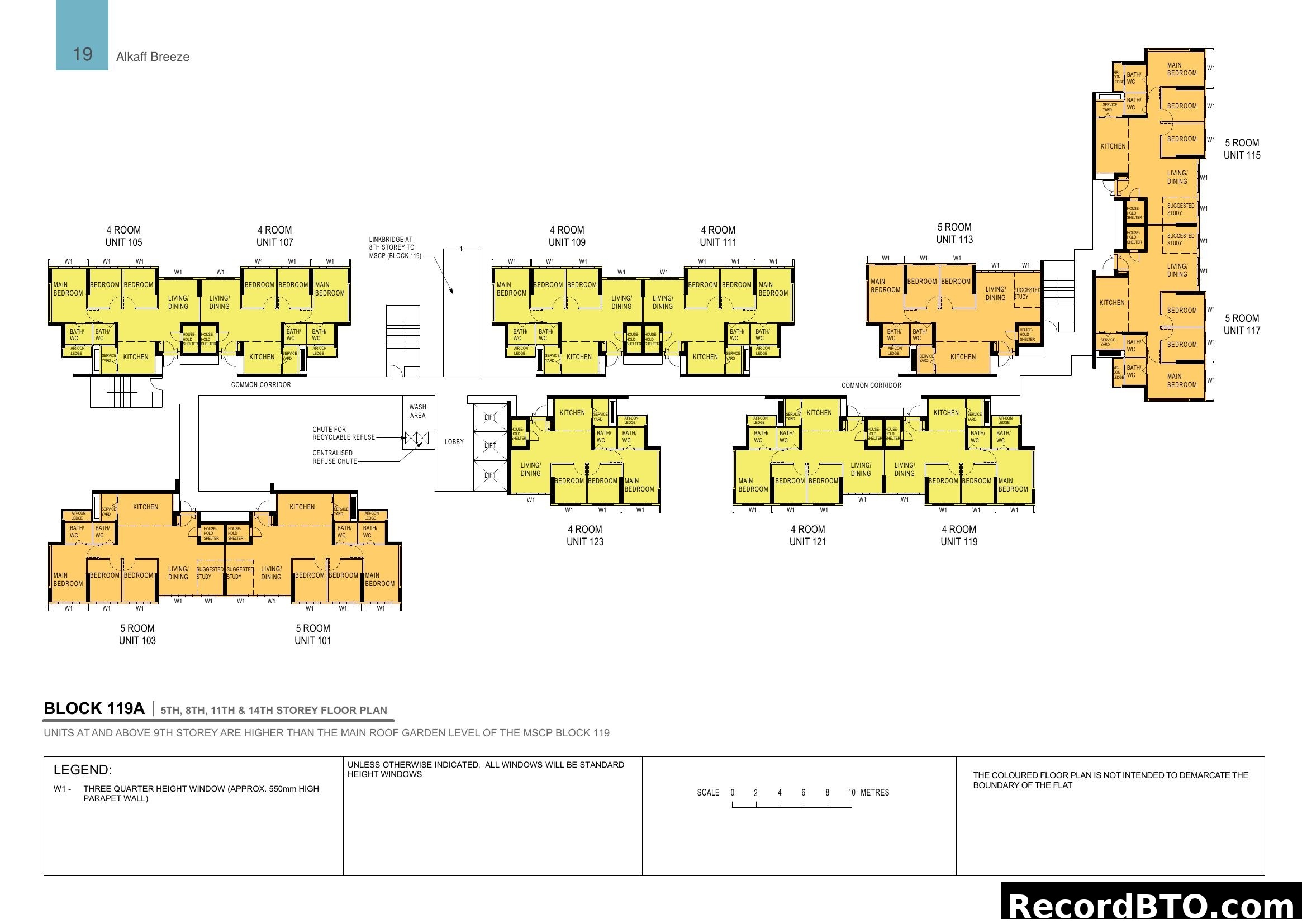 Alkaff Breeze Block 119A Floor Plan