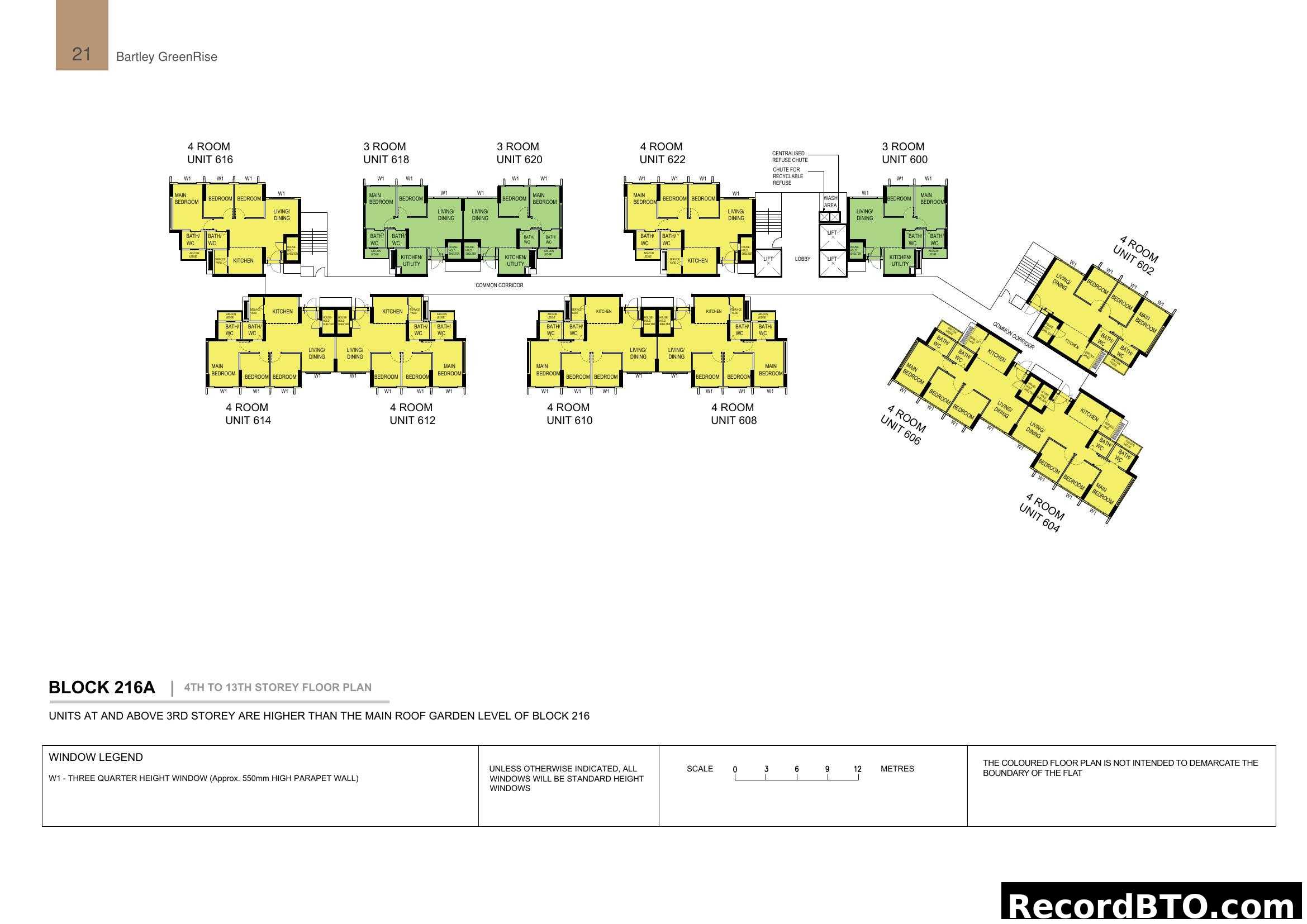 Bartley GreenRise Block 216A Floor Plan