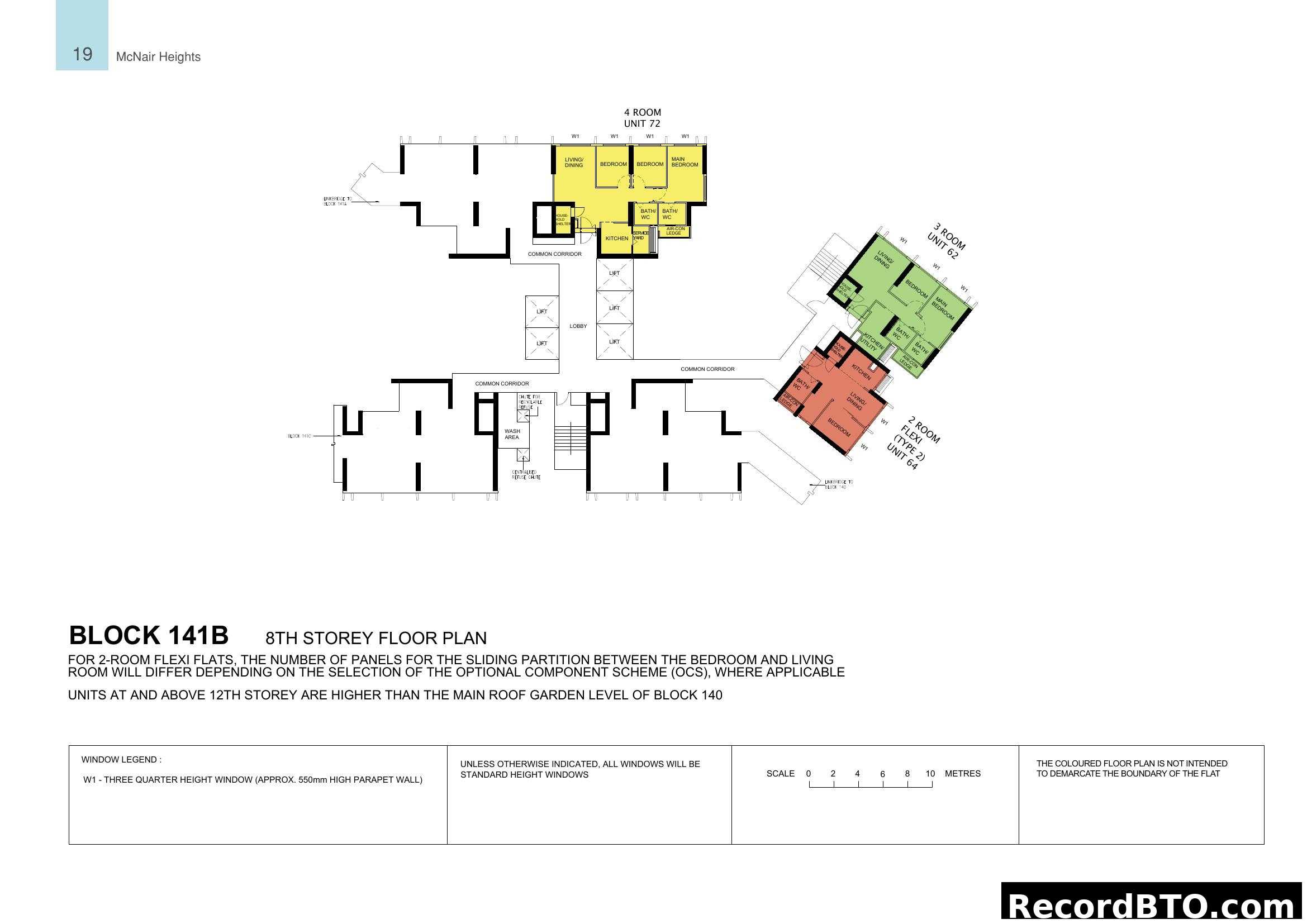 McNair Heights Block 141B 8th Storey Floor Plan