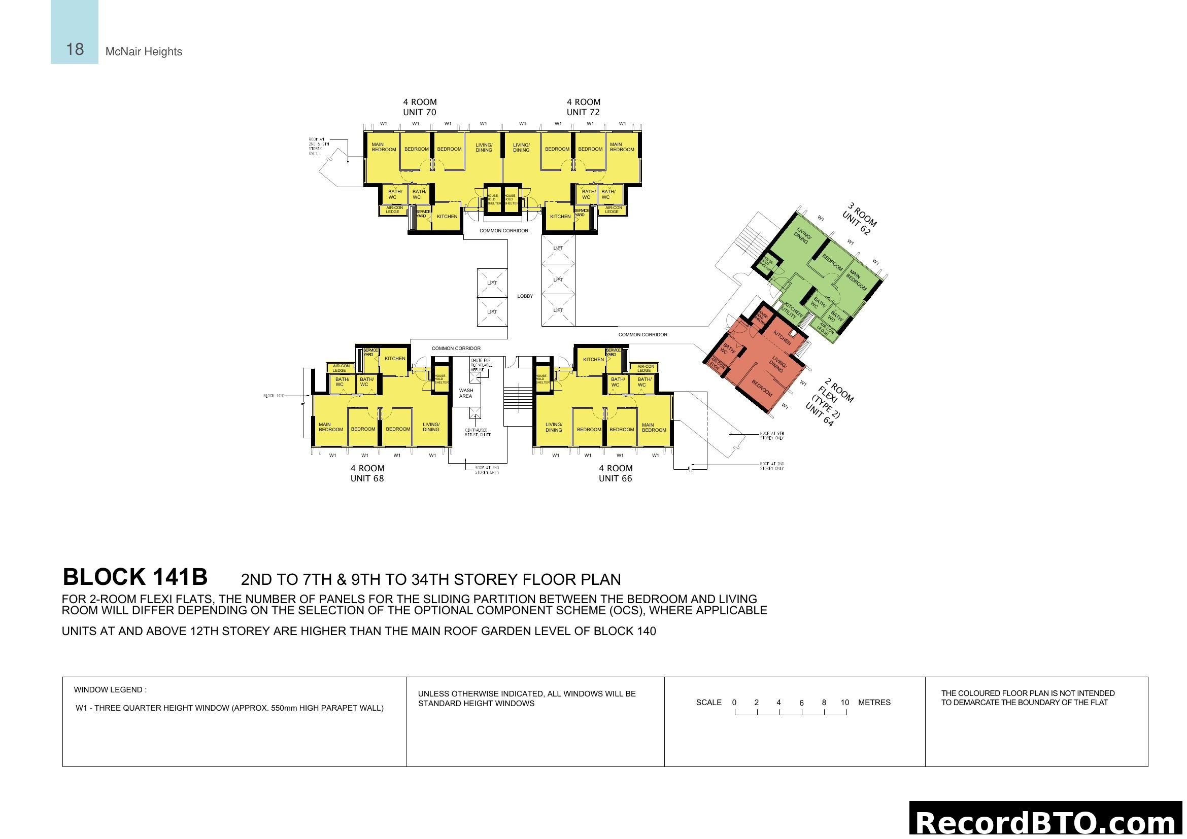 McNair Heights Block 141B Typical Floor Plan