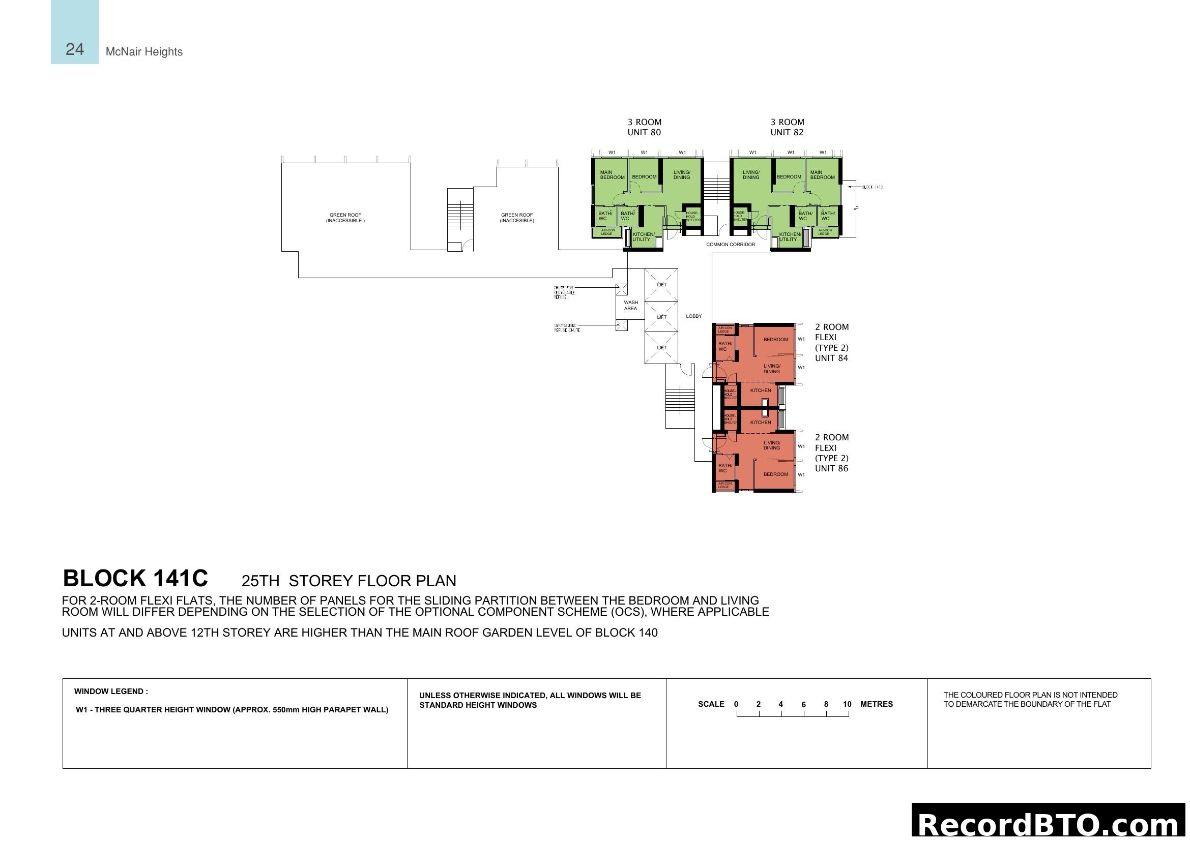 McNair Heights Block 141C 25th Storey Floor Plan