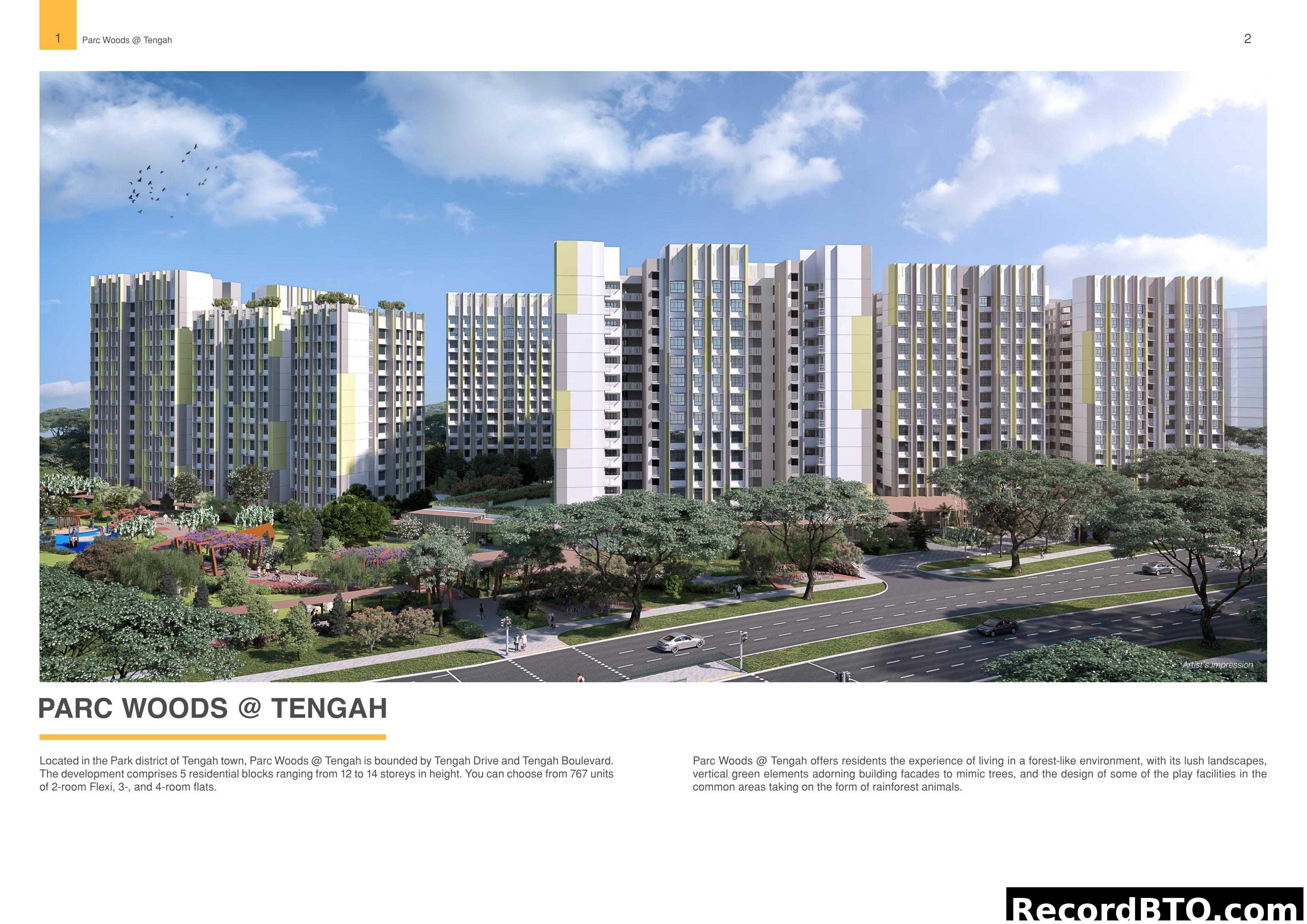 Parc Woods @ Tengah Artist Impression