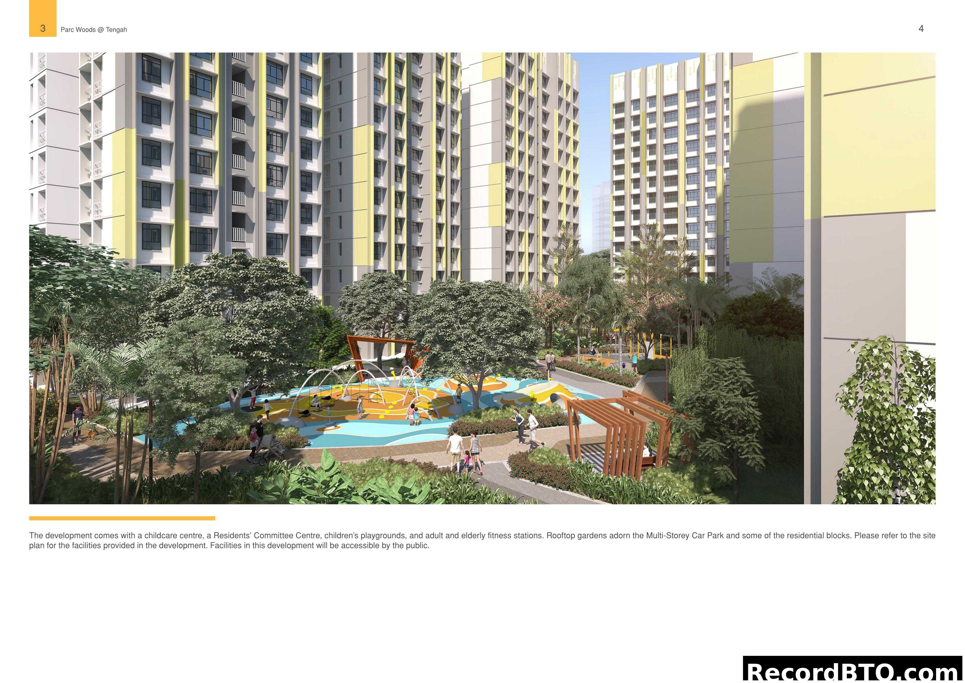 Parc Woods @ Tengah: Artist's Impression of Amenities