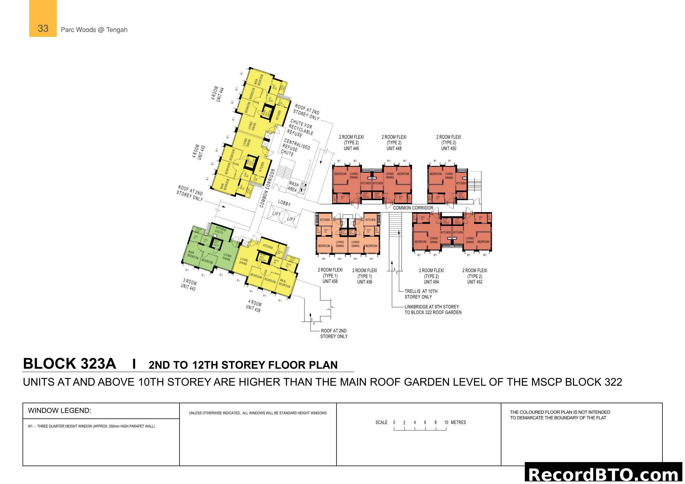 Block 323A Floor Plan (2nd to 12th Storey)