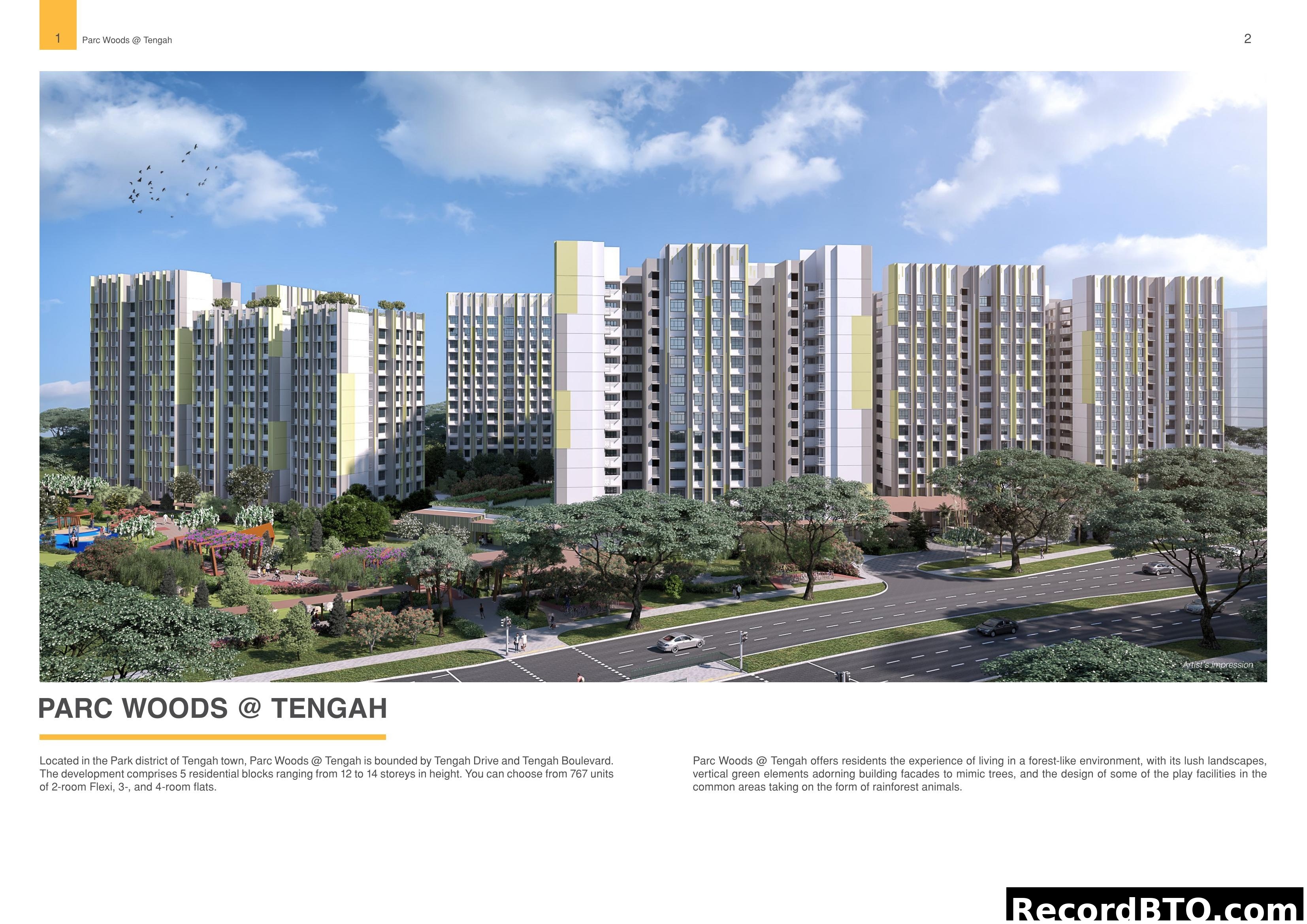 Parc Woods @ Tengah Artist Impression