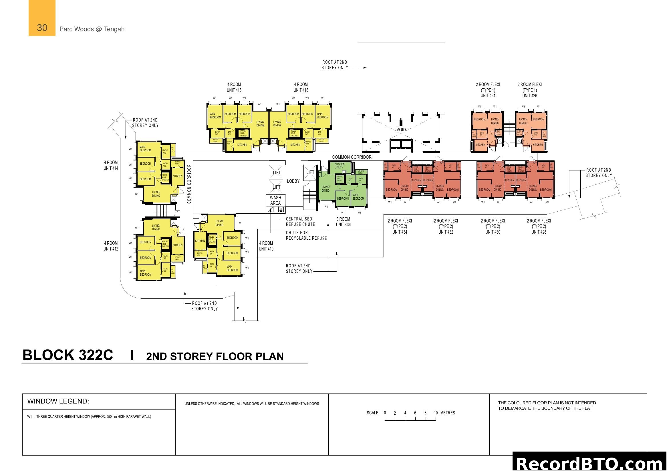 Block 322C 2nd Storey Floor Plan
