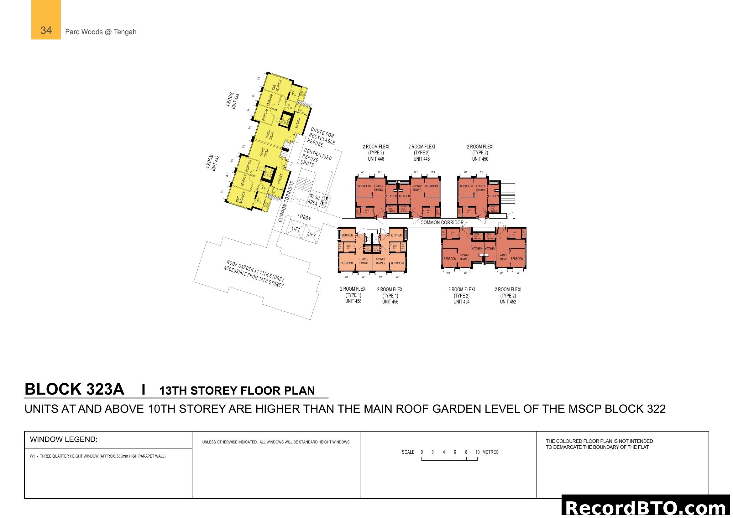 Parc Woods @ Tengah - Block 323A 13th Storey Floor Plan