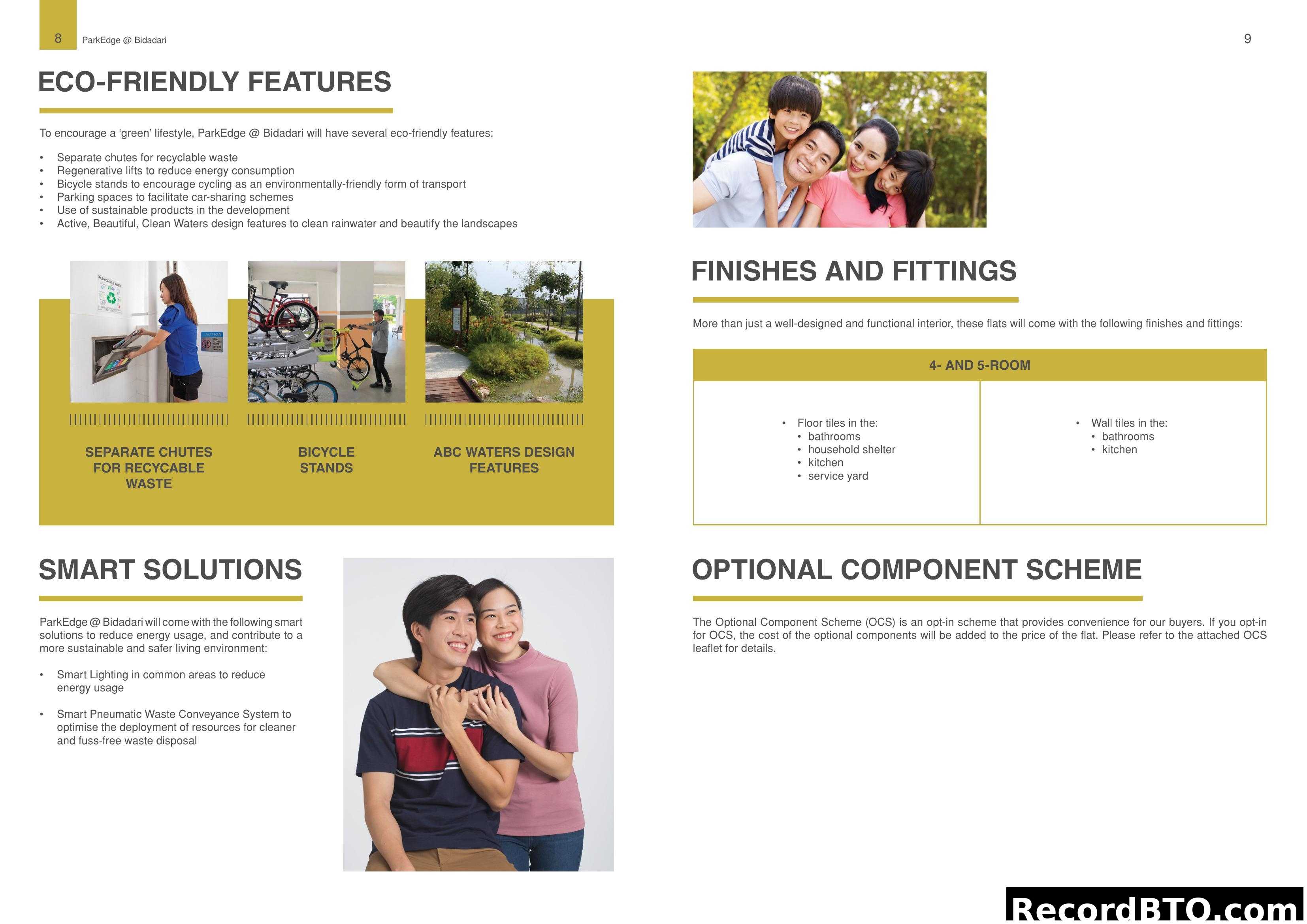 ParkEdge @ Bidadari Features & Specifications