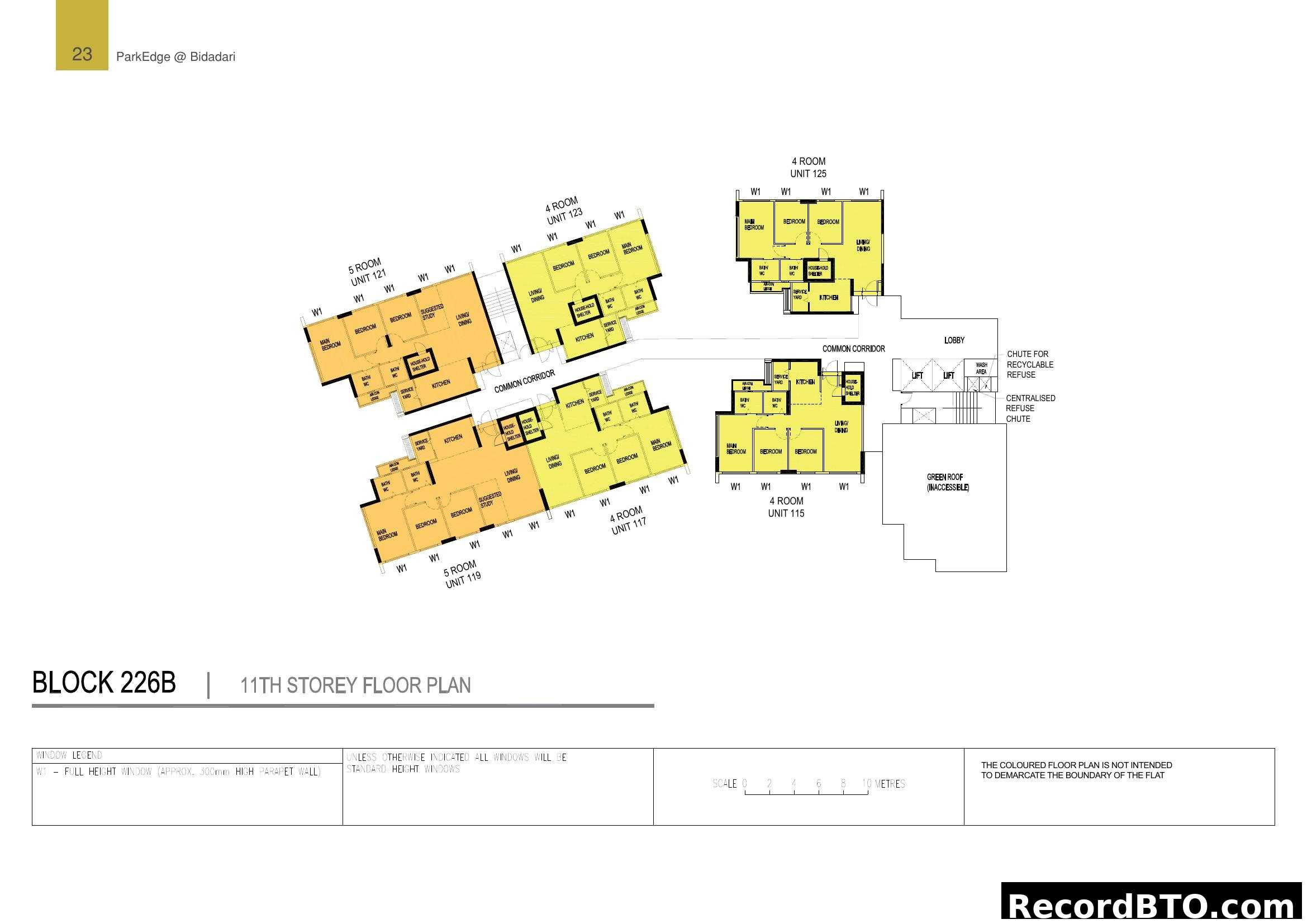 ParkEdge @ Bidadari Block 226B 11th Storey Floor Plan