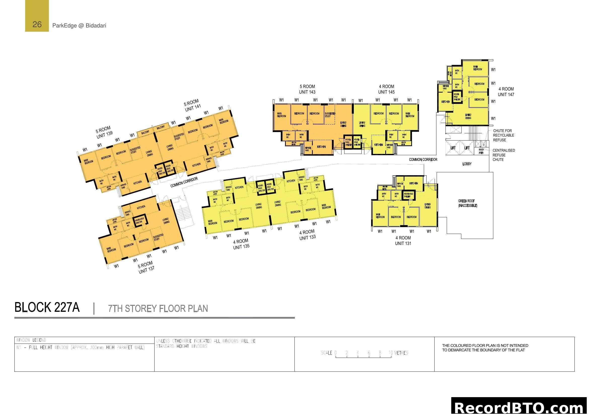 ParkEdge @ Bidadari Block 227A 7th Storey Floor Plan