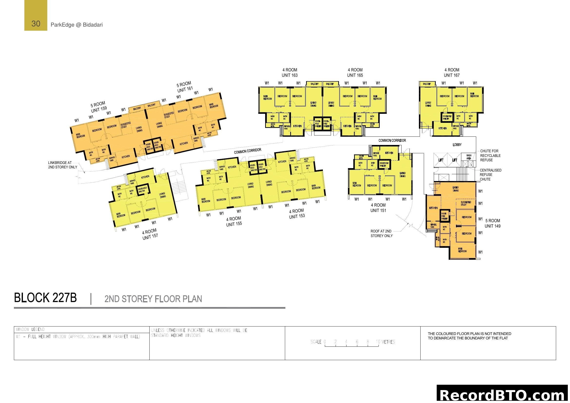 Block 227B 2nd Storey Floor Plan - ParkEdge @ Bidadari
