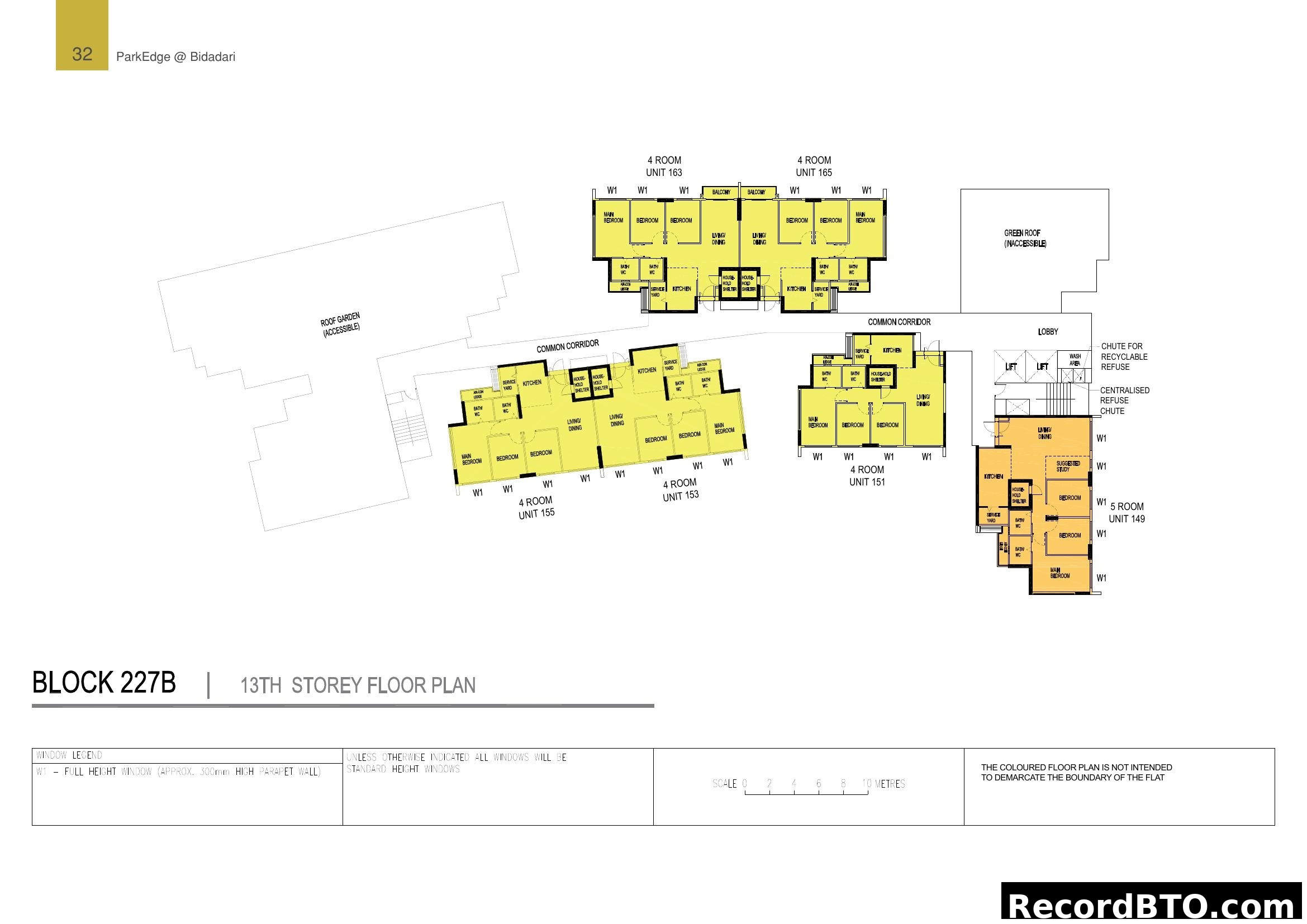 ParkEdge @ Bidadari Block 227B 13th Storey Floor Plan