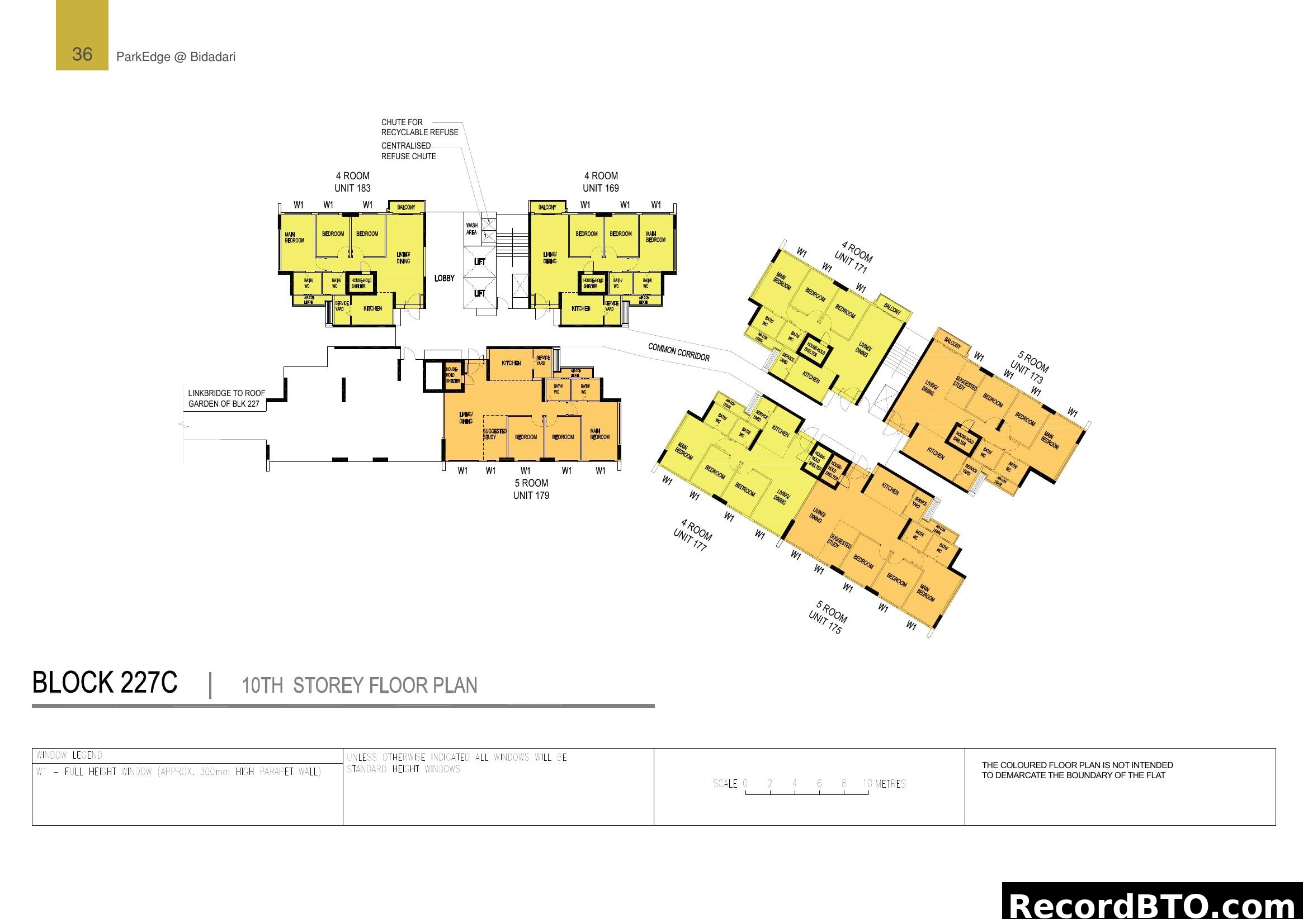 ParkEdge @ Bidadari Block 227C 10th Storey Floor Plan