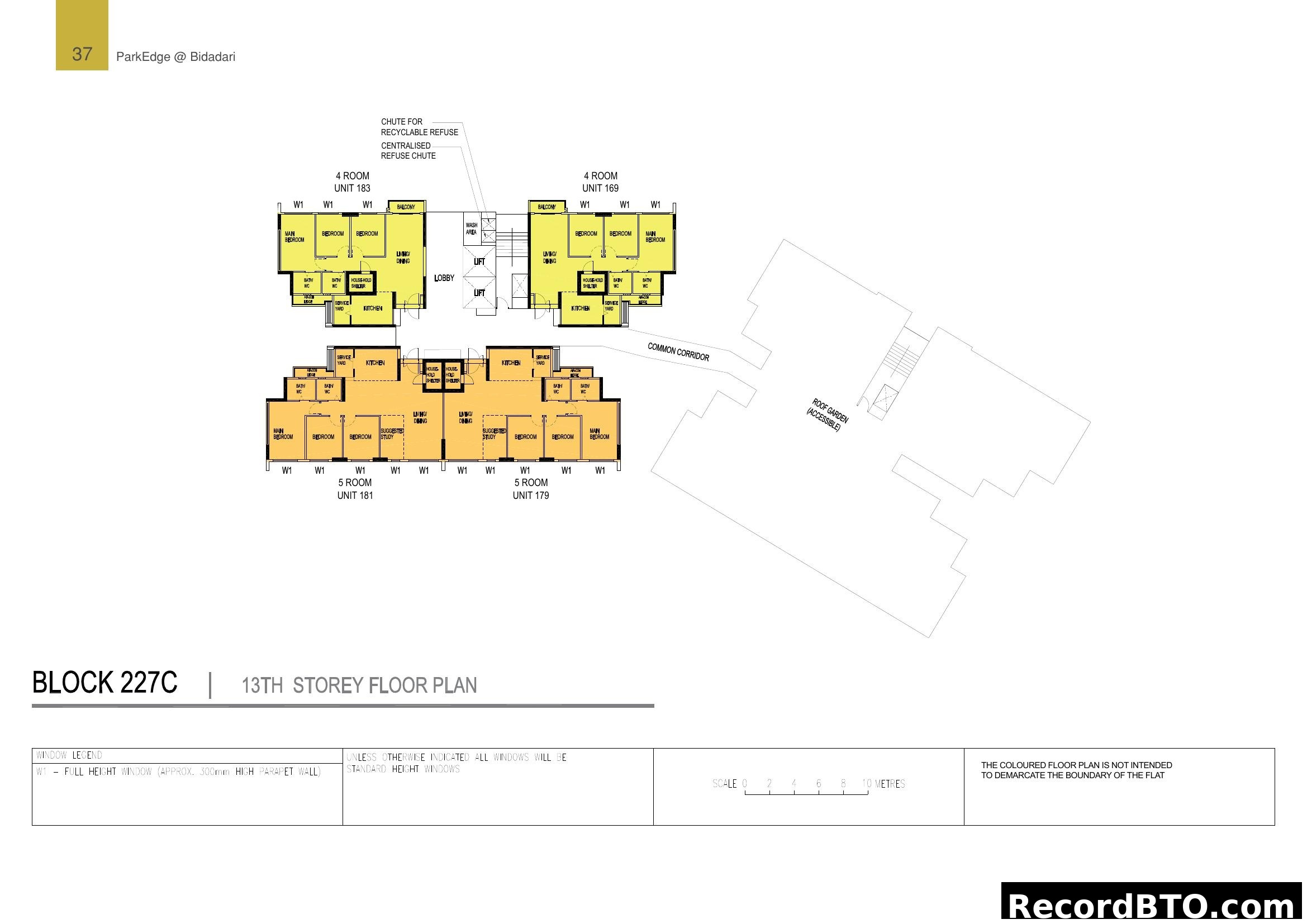 ParkEdge @ Bidadari Block 227C 13th Storey Floor Plan