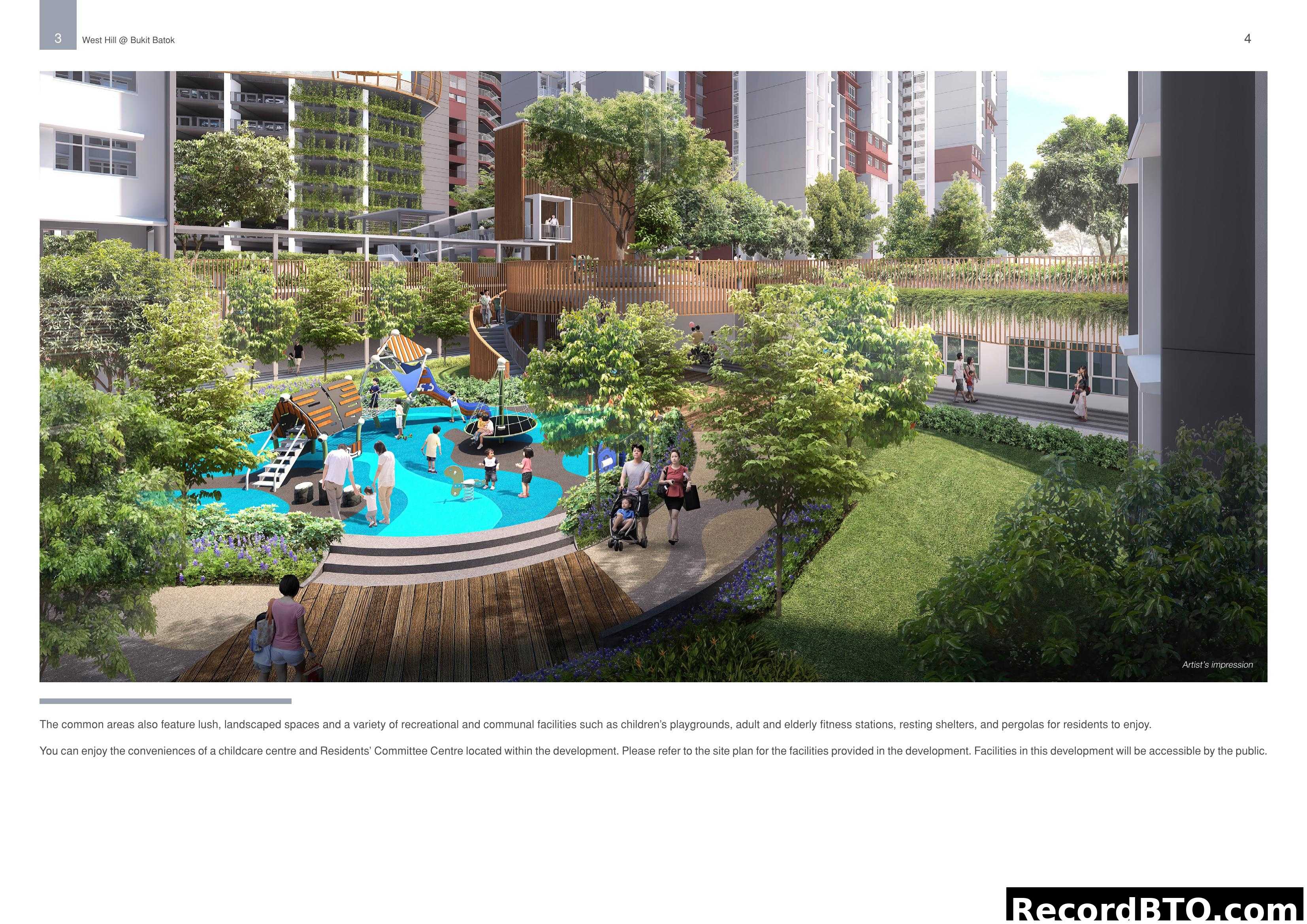 West Hill @ Bukit Batok Common Areas & Facilities