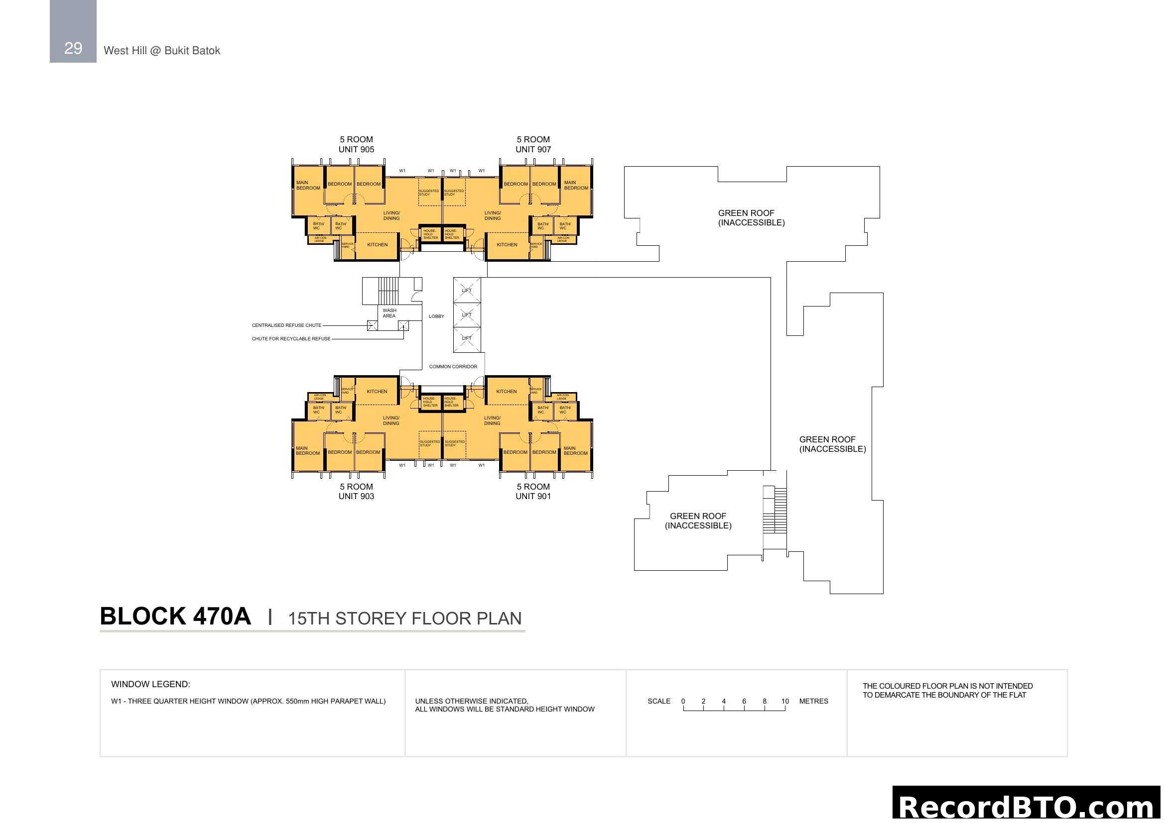 Block 470A, 15th Storey Floor Plan