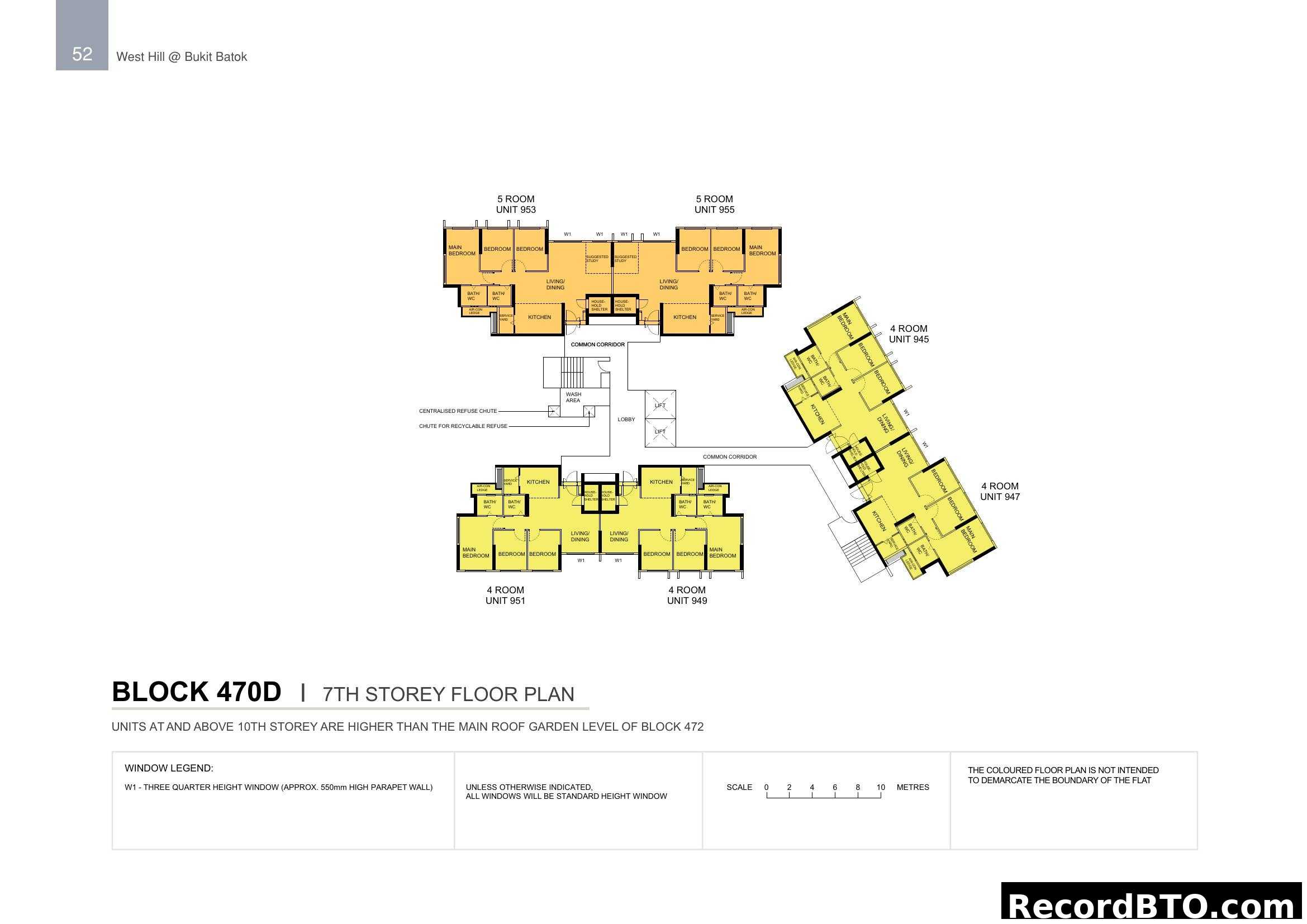 Block 470D 7th Storey Floor Plan