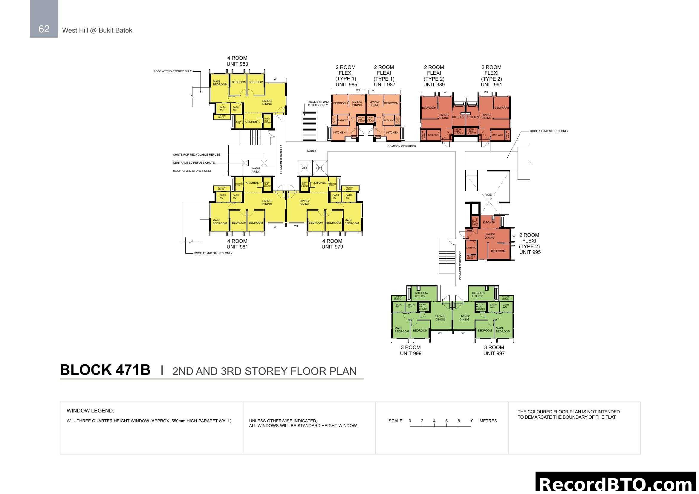 Block 471B Floor Plan (2nd & 3rd Storey)