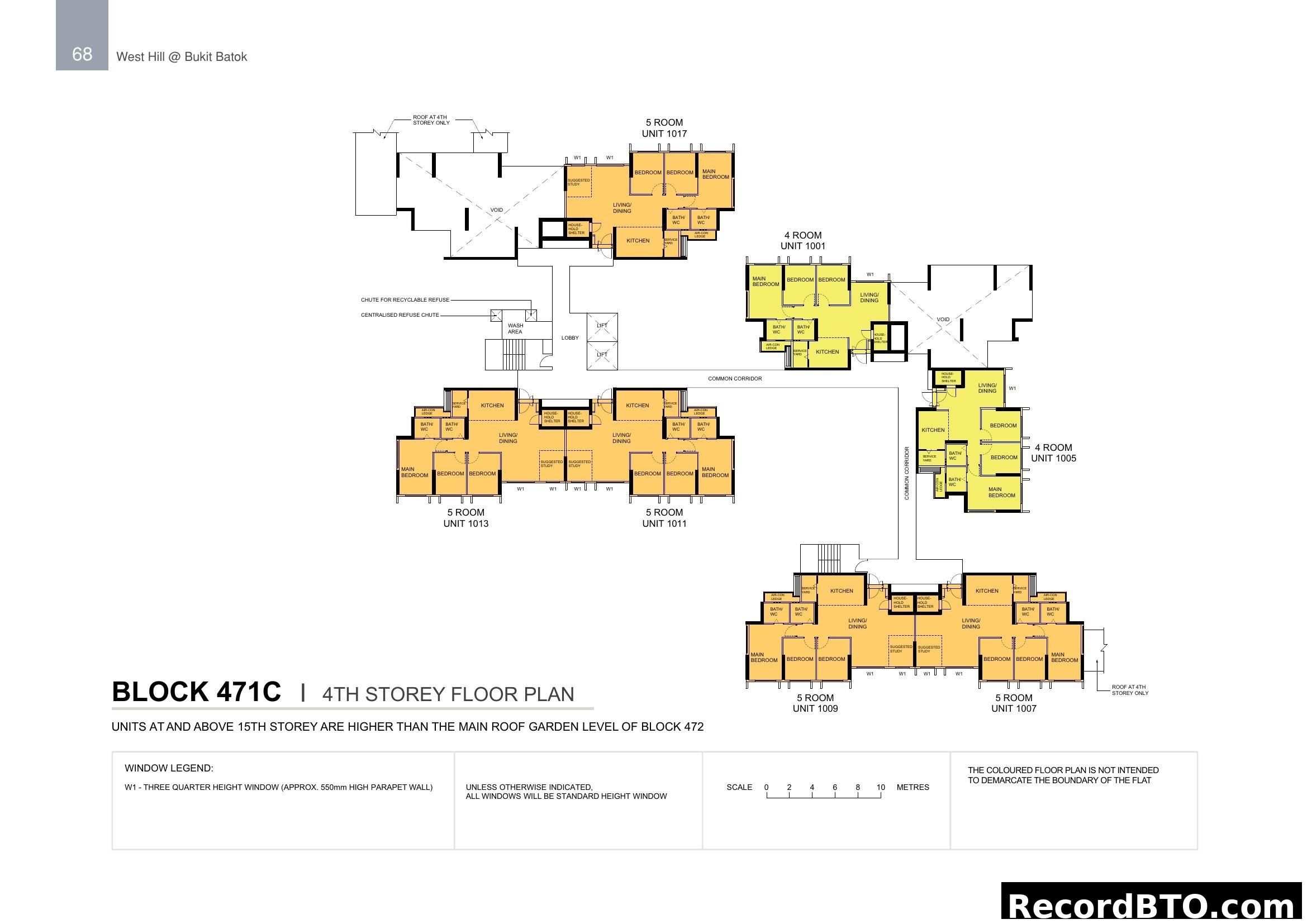 Block 471C 4th Storey Floor Plan