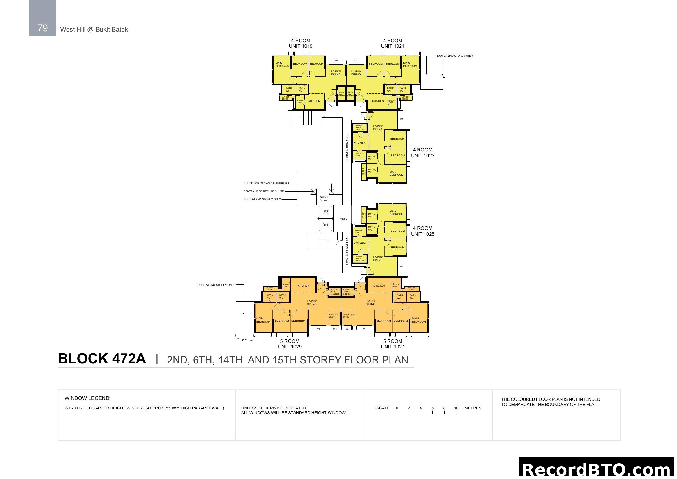 Block 472A Floor Plan - West Hill @ Bukit Batok