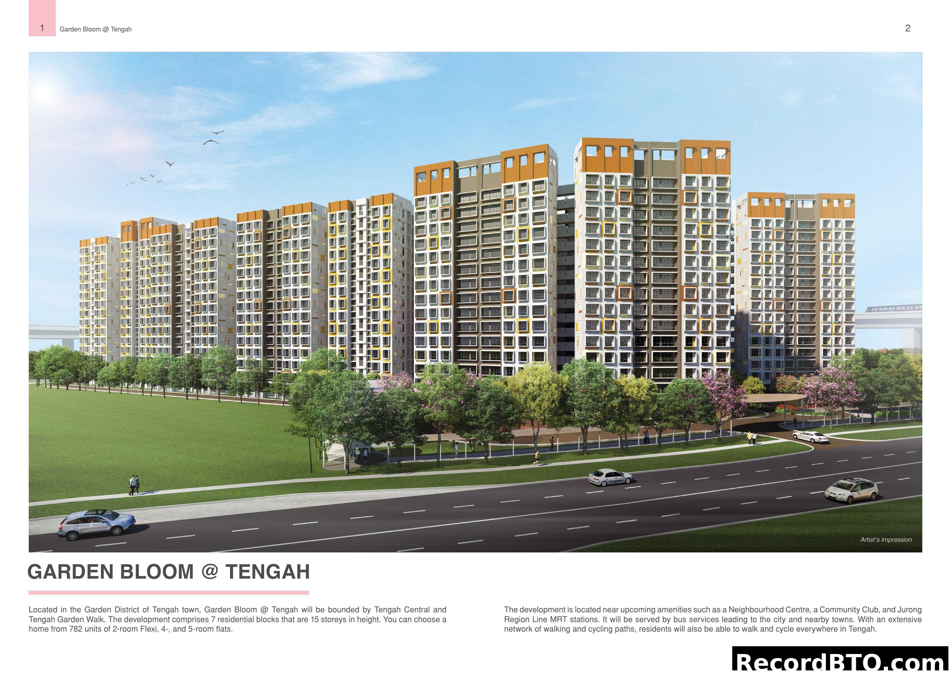 Garden Bloom @ Tengah - Artist's Impression